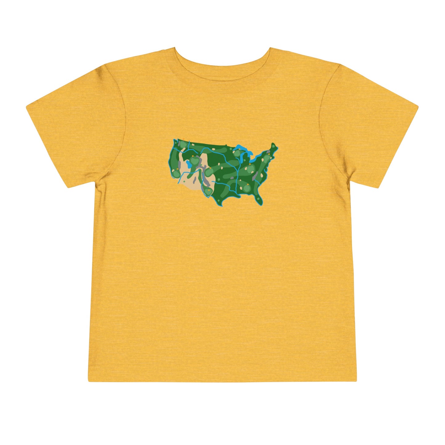 United States Golf - Toddler - Shirt Kids Graphic Tee