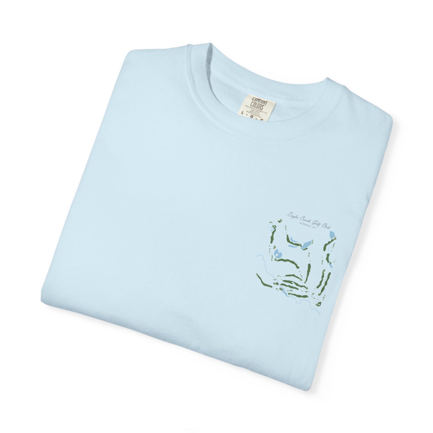 Eagle Creek Golf Club Course Map T-shirt