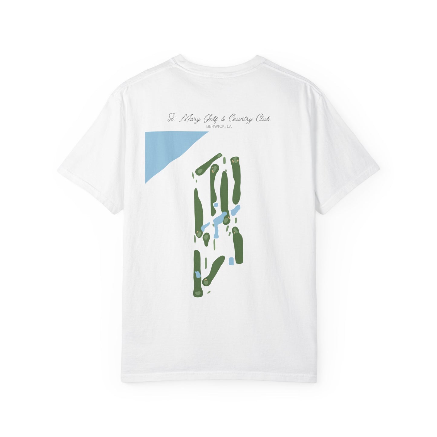 St. Mary Golf & Country Club Map Shirt – Berwick, Louisiana