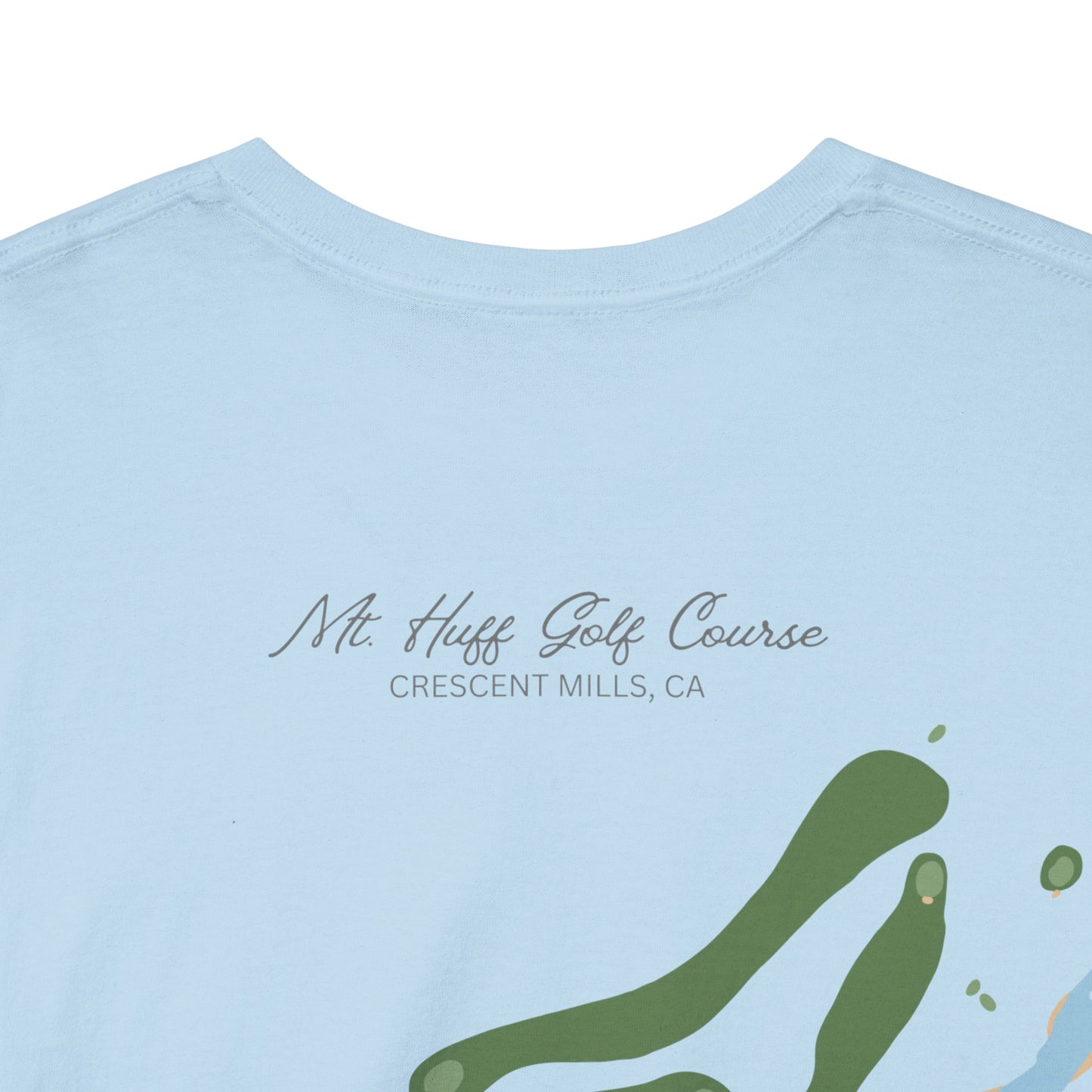 Mt. Huff Golf Course Map T-shirt