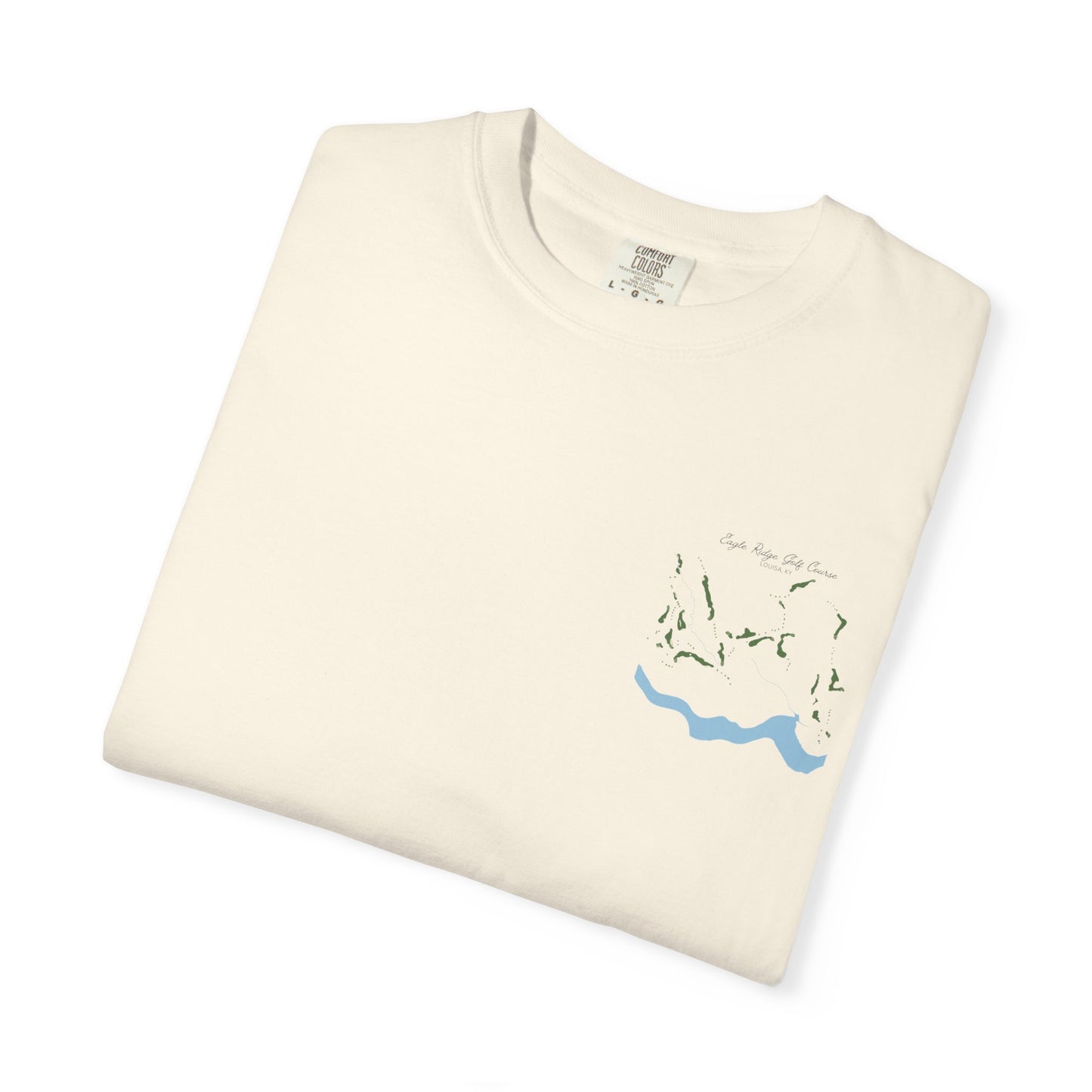 Eagle Ridge Golf Course Map T-shirt