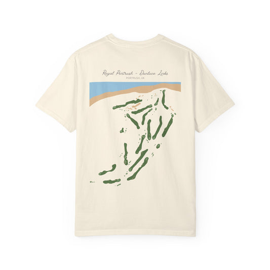 Dunluce Links | Royal Portrush Golf Course Map Shirt