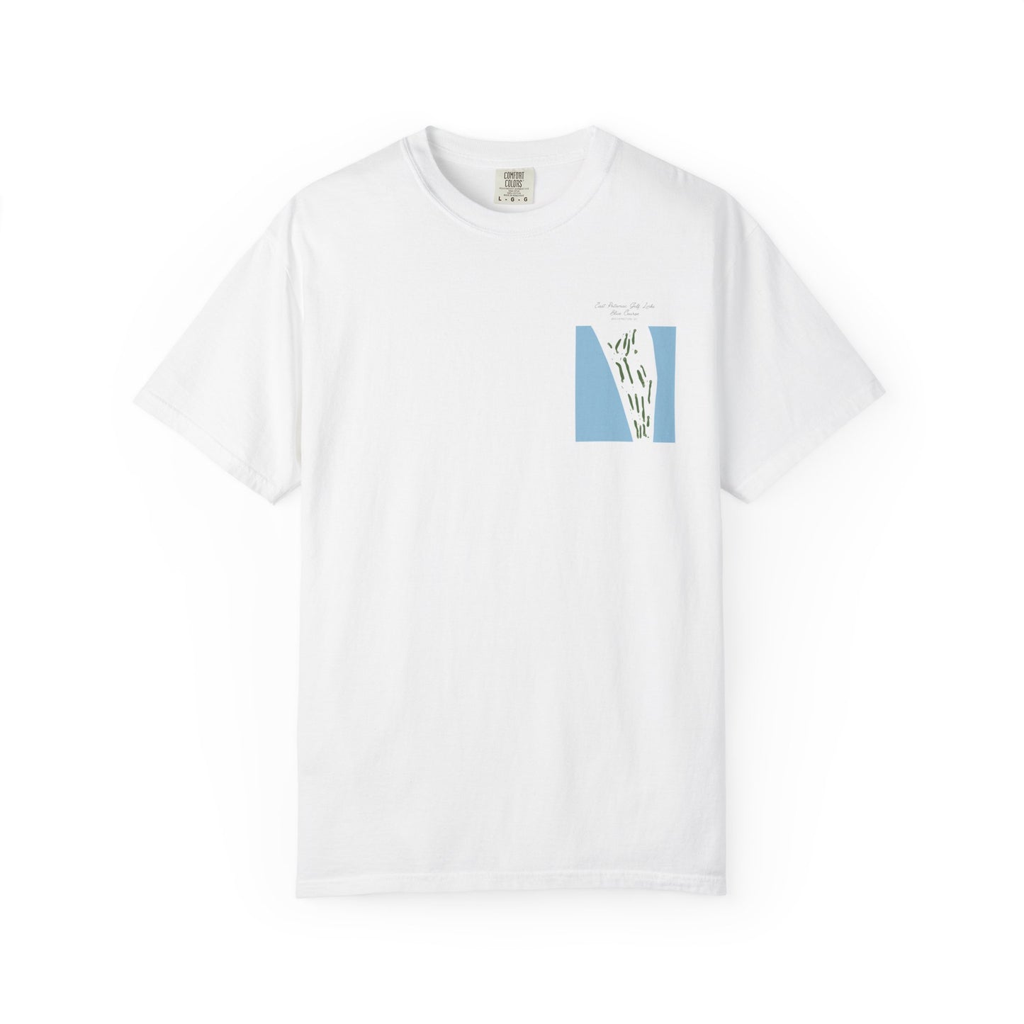 East Potomac Golf Links | Blue Course | Washington, D.C. Golf Map Shirt