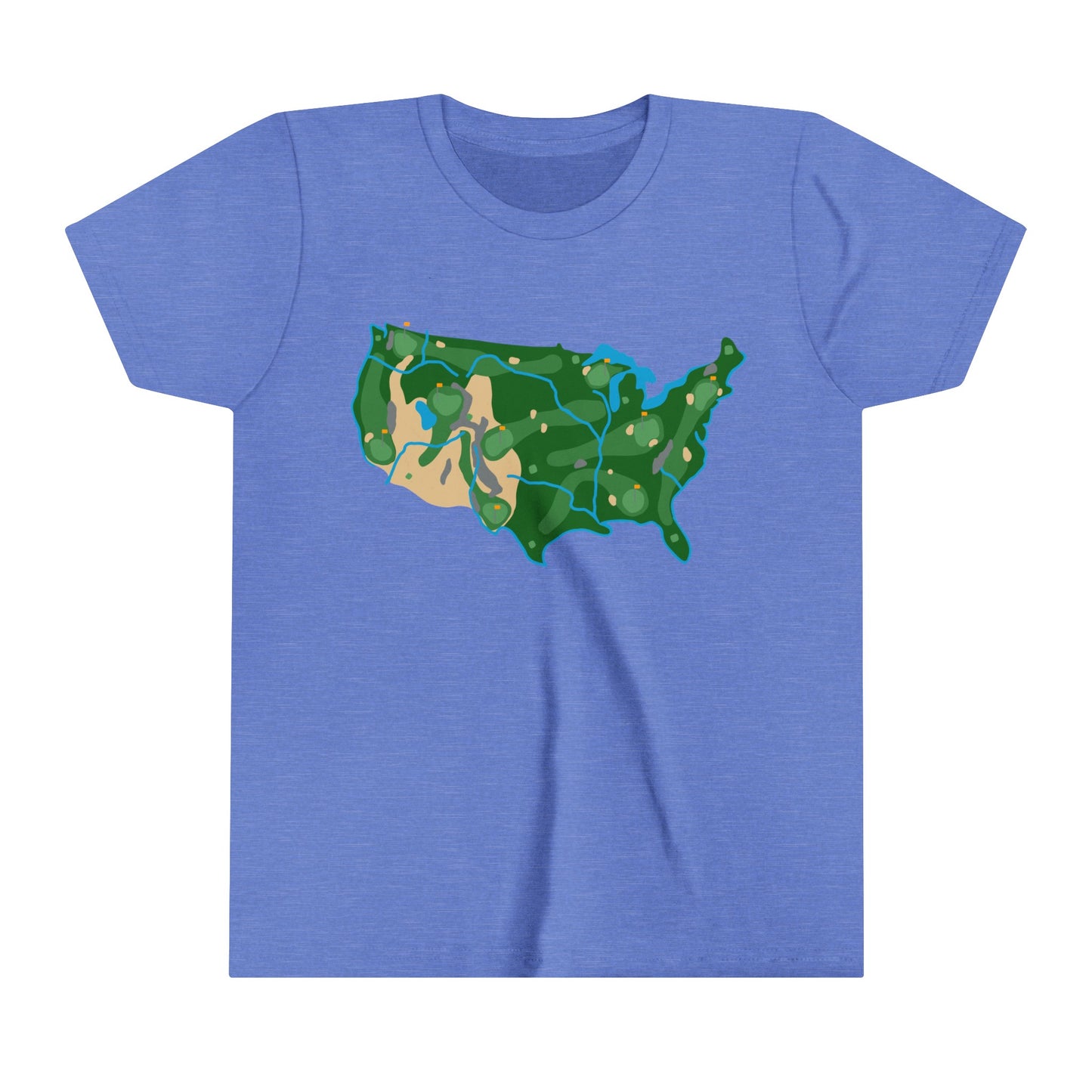 United States Golf - Youth - Shirt Kids Graphic Tee
