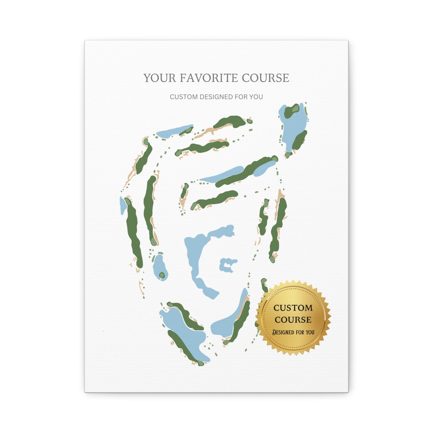 Custom Golf Course Print – Premium Golf Wall Art