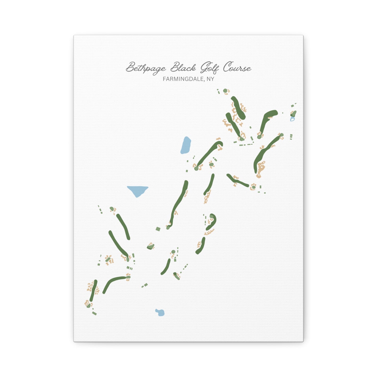 Bethpage Black Golf Course Print – Premium Wall Art for Golf Enthusiasts