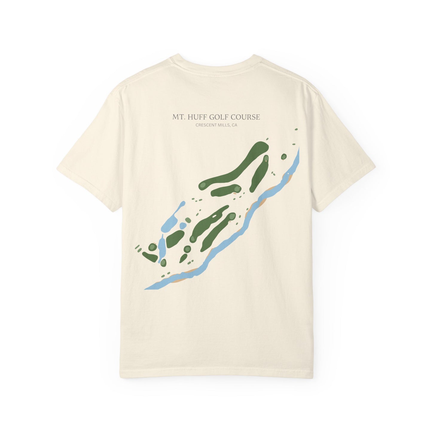 Mt. Huff Golf Course Map T-shirt