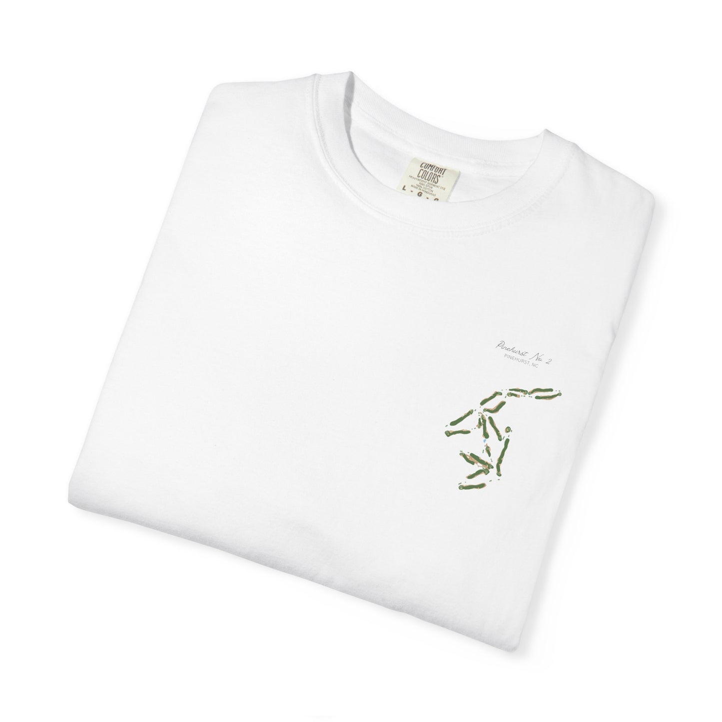 Pinehurst No. 2 Map Tee – Premium Comfort Colors® Golf Shirt