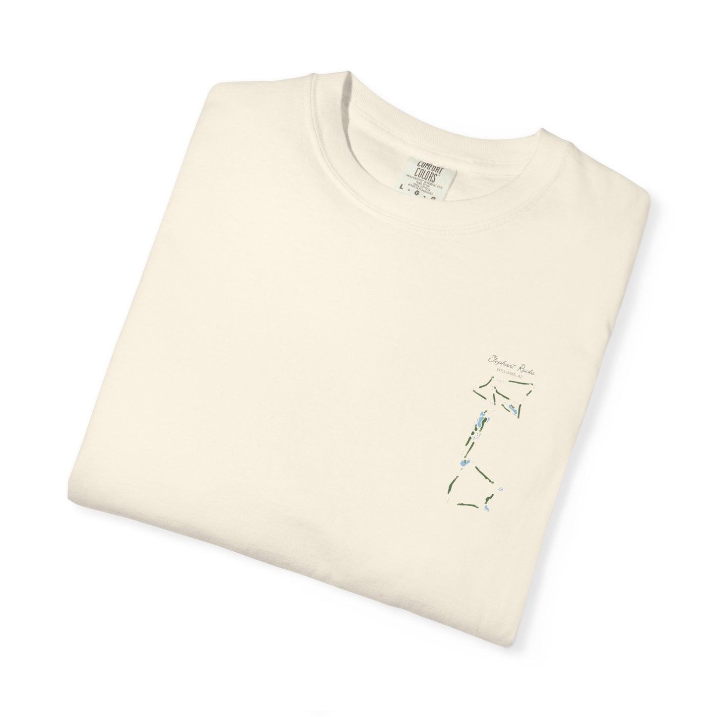Elephant Rocks Golf Course Map T-shirt