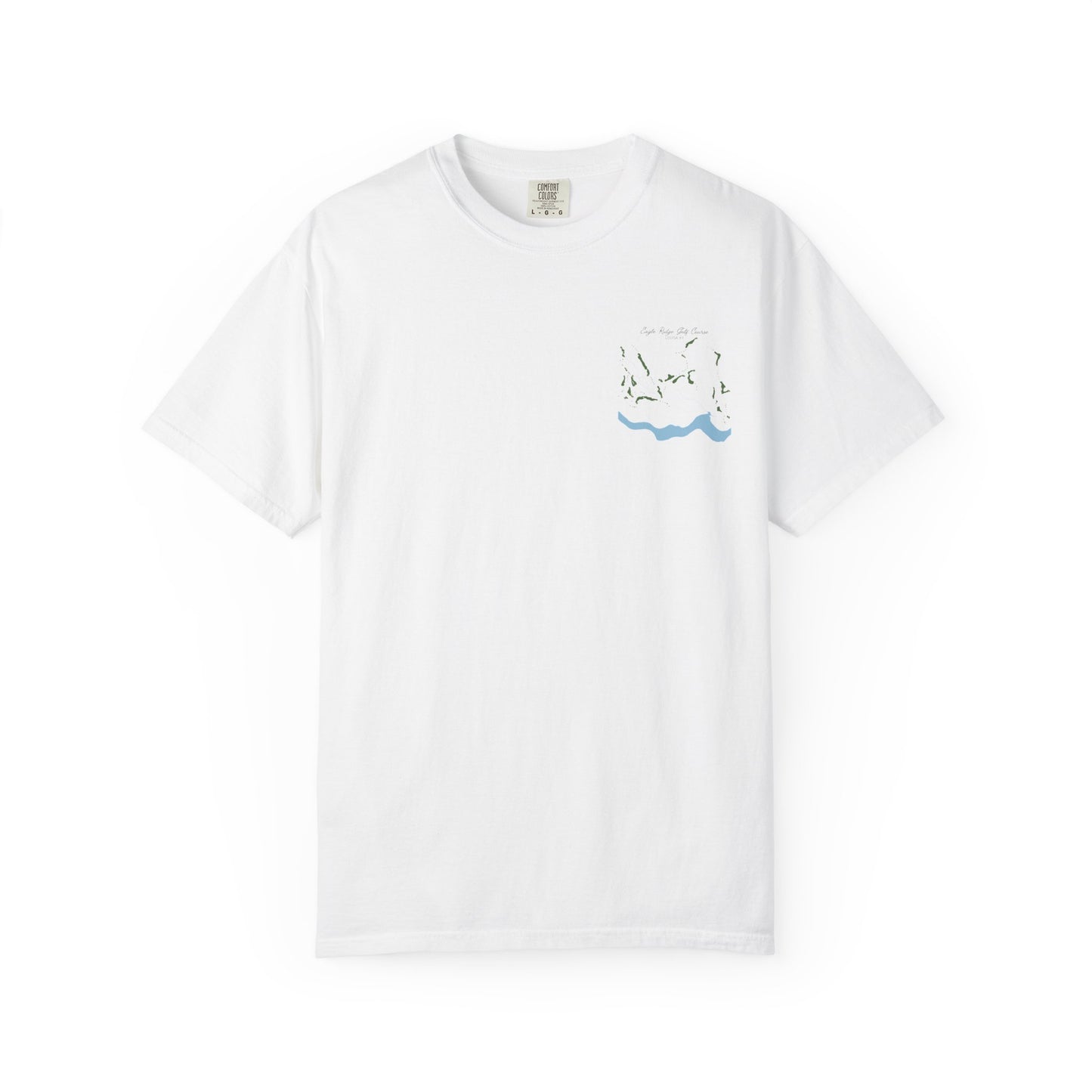 Eagle Ridge Golf Course Map T-shirt