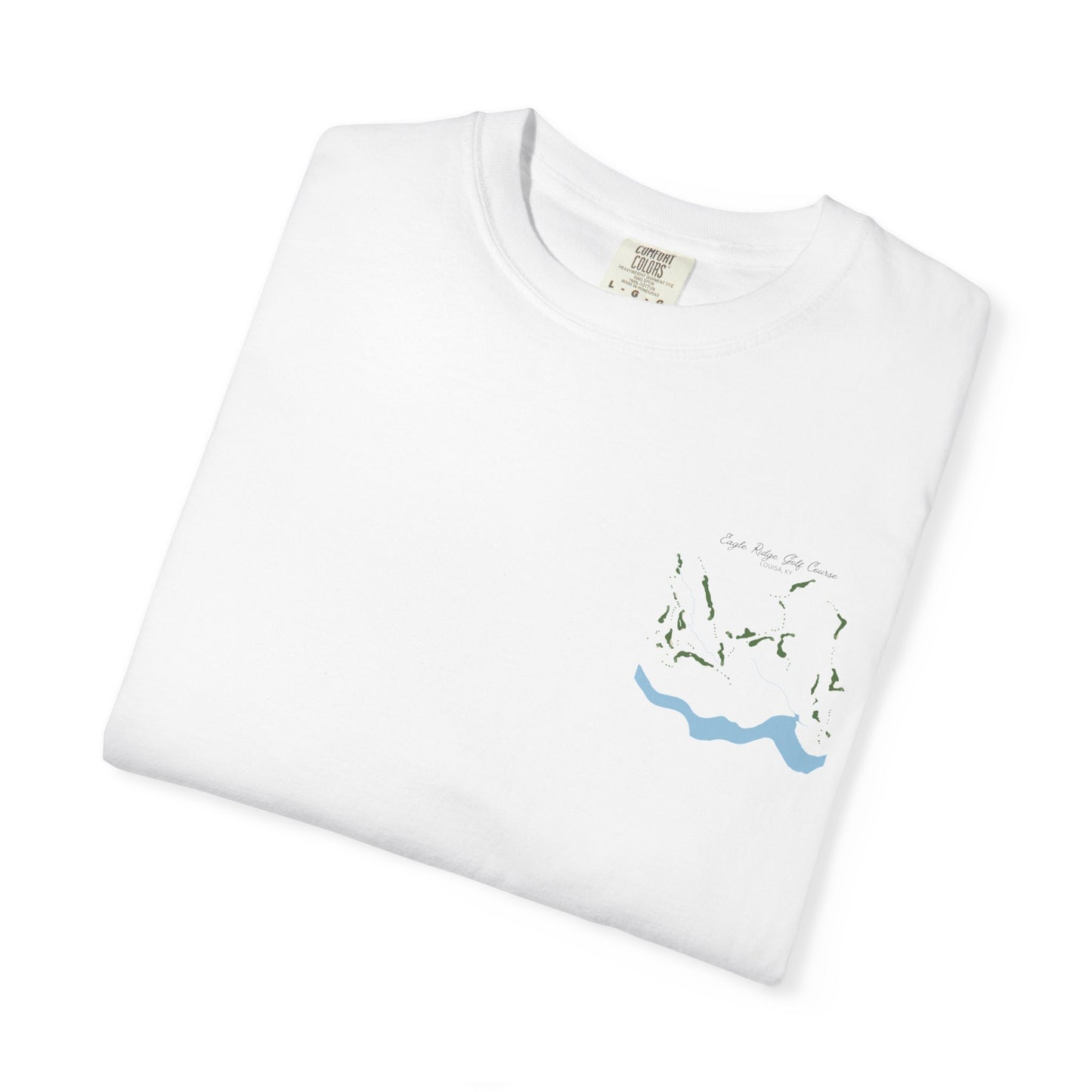 Eagle Ridge Golf Course Map T-shirt