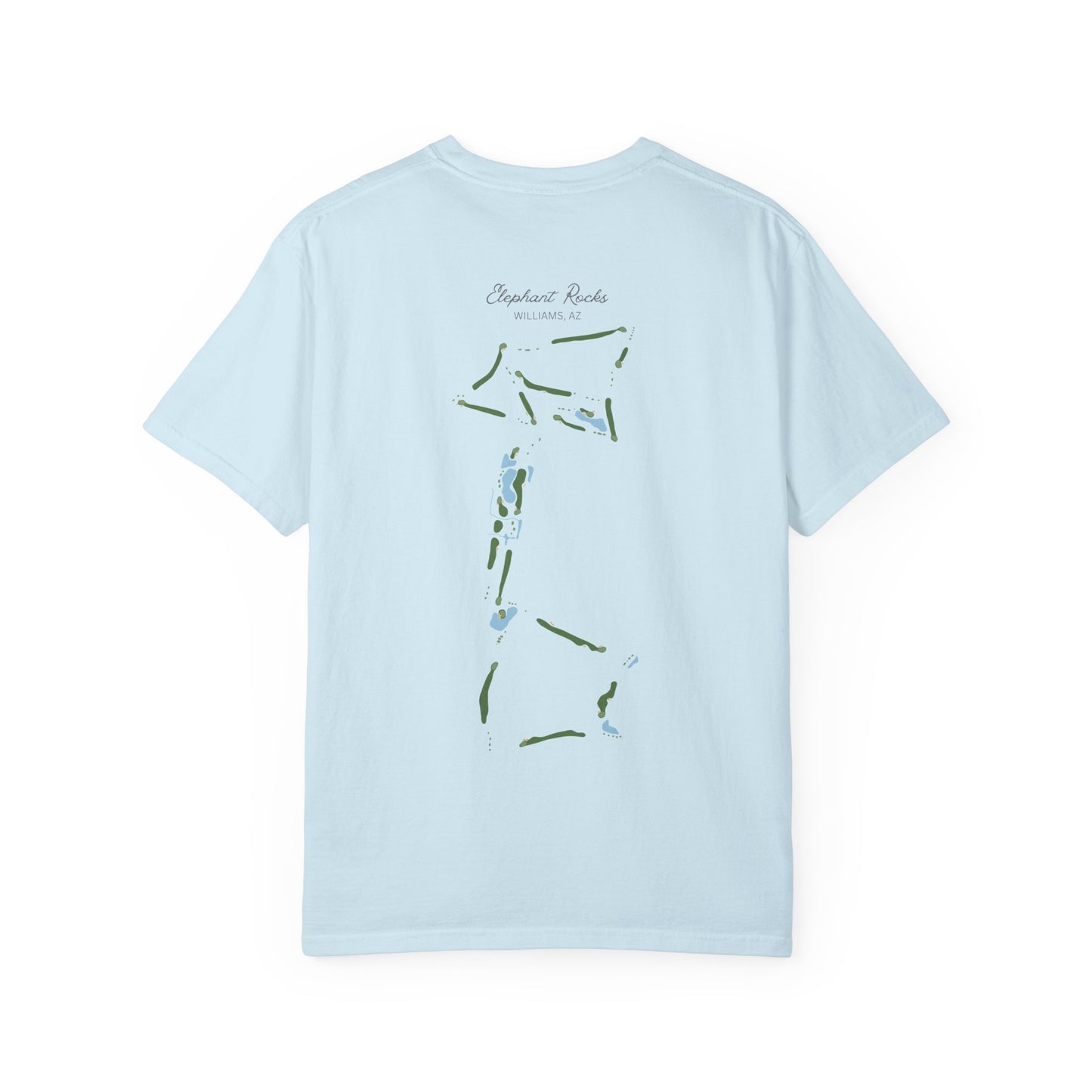 Elephant Rocks Golf Course Map T-shirt