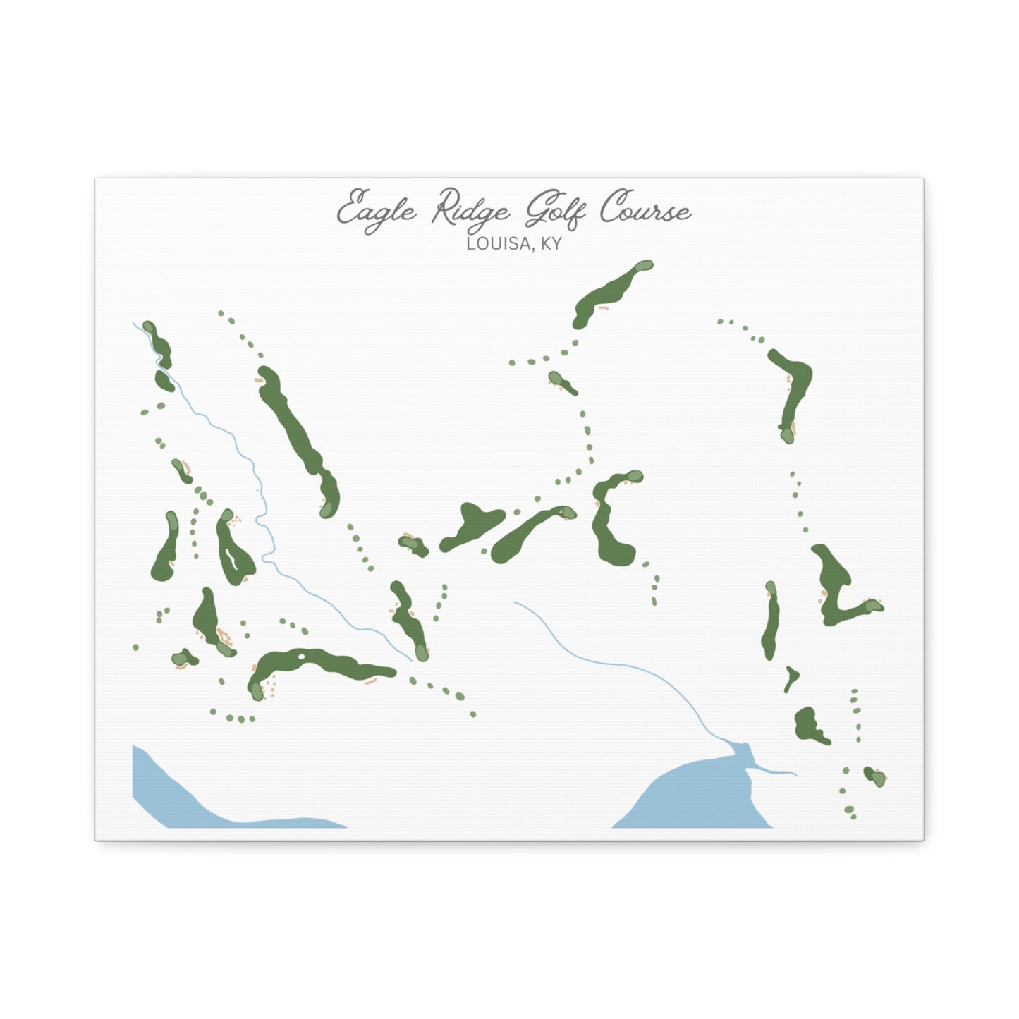 Eagle Ridge Country Club Golf Course Print – Premium Wall Art for Golf Lovers