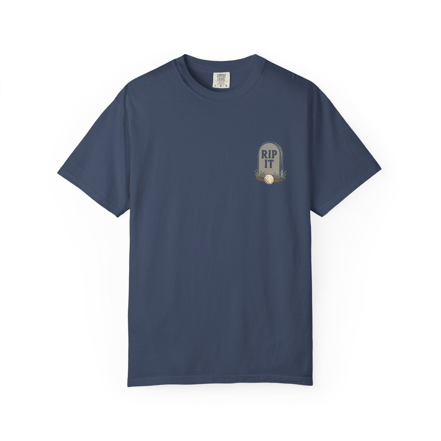 Play It As It Lies – Skeleton Golfer Halloween T-Shirt