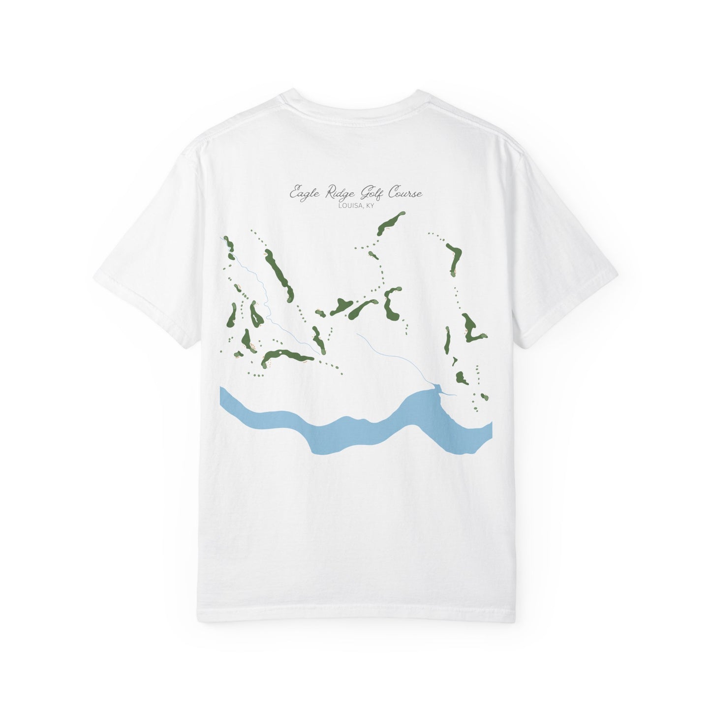 Eagle Ridge Golf Course Map T-shirt