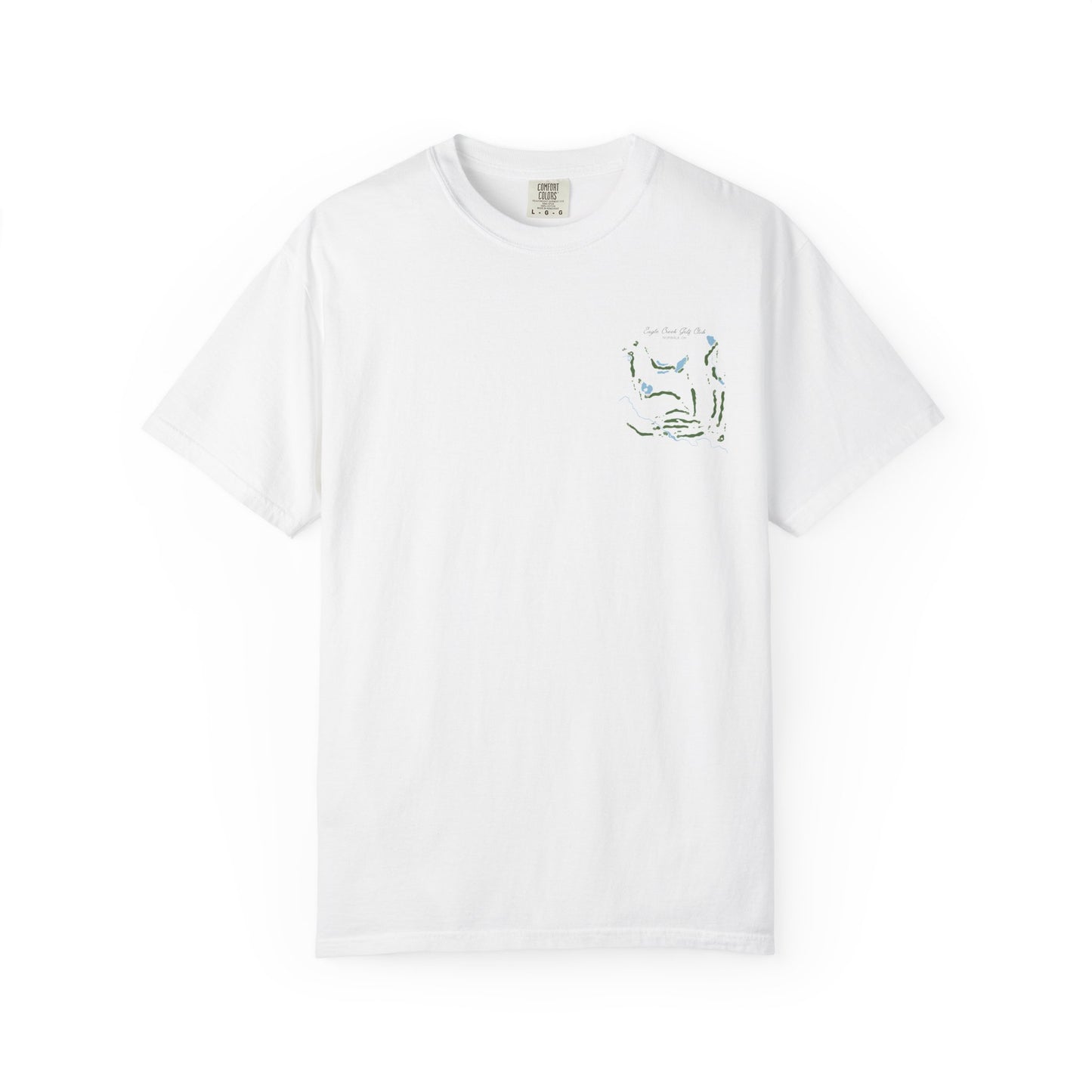 Eagle Creek Golf Club Course Map T-shirt