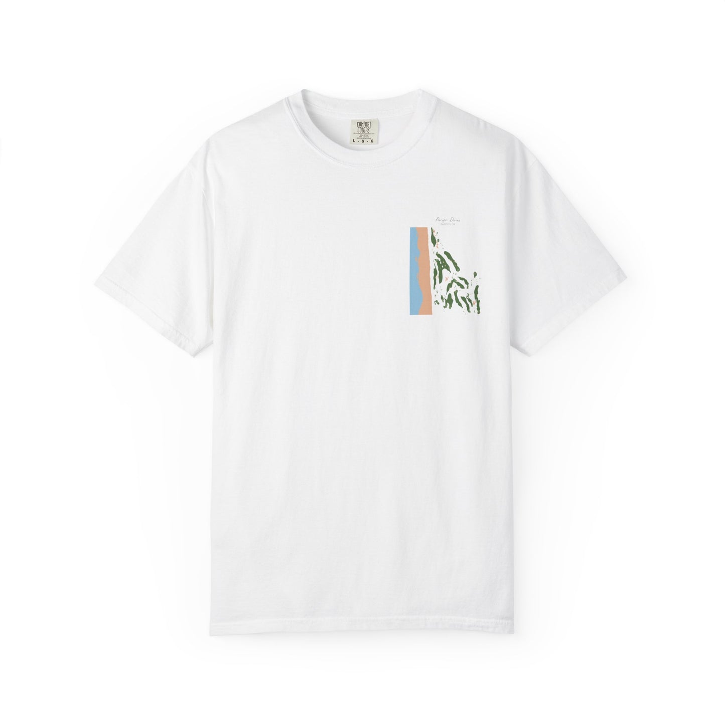 Pacific Dunes – Bandon, Oregon Golf Map Shirt