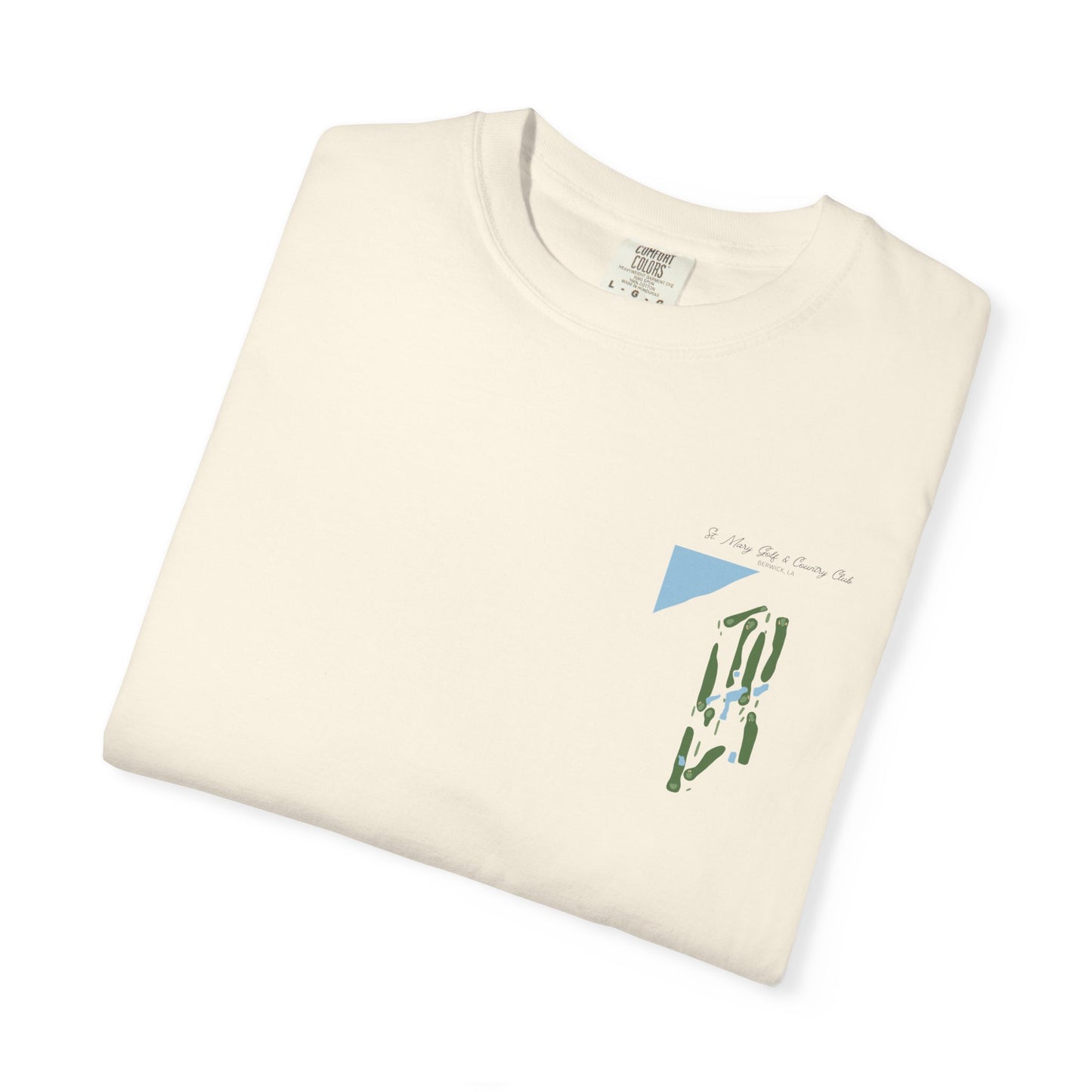St. Mary Golf & Country Club Map Shirt – Berwick, Louisiana