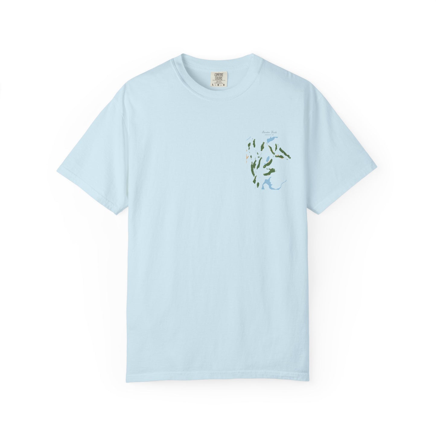 Bandon Trails – Oregon Golf Map Shirt