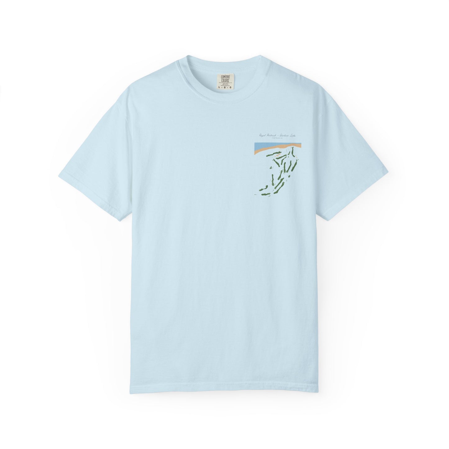 Dunluce Links | Royal Portrush Golf Course Map Shirt