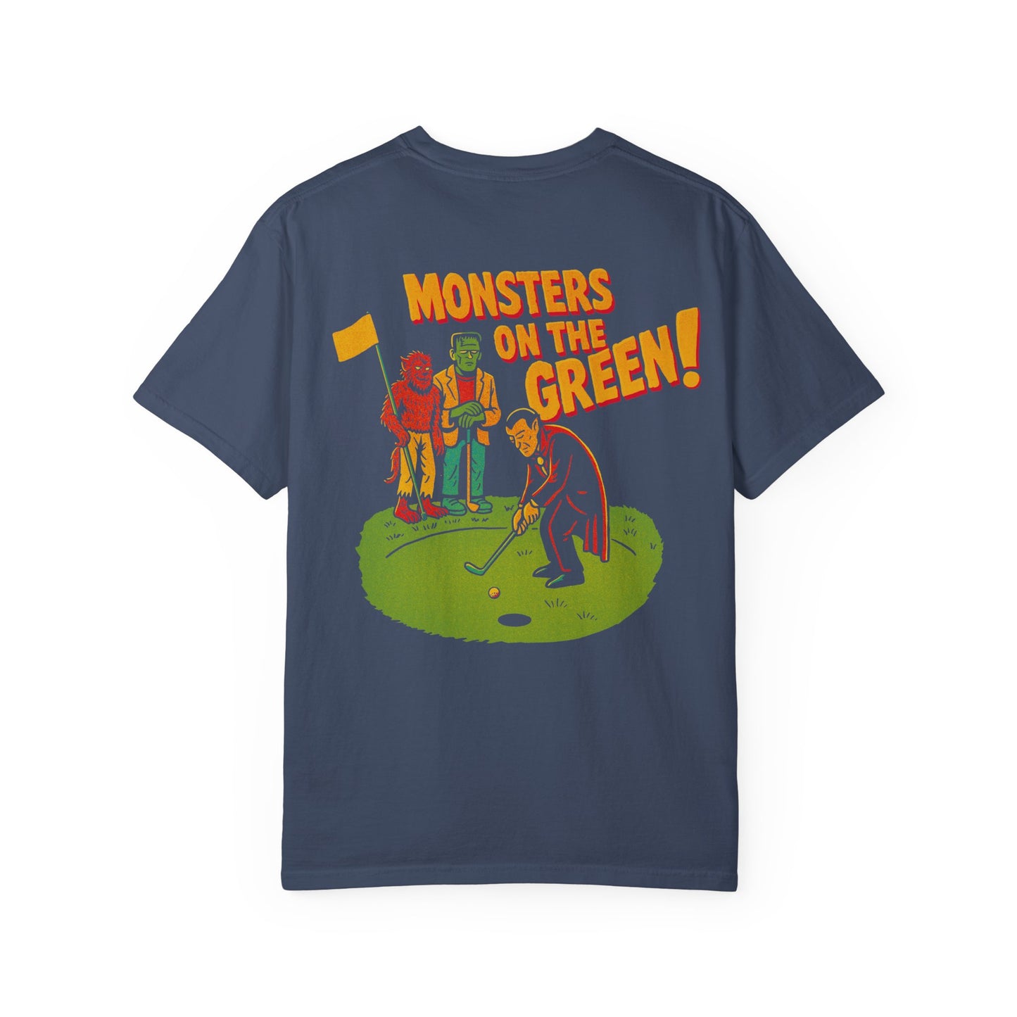 Monsters on the Green – Vintage Horror Golf T-Shirt