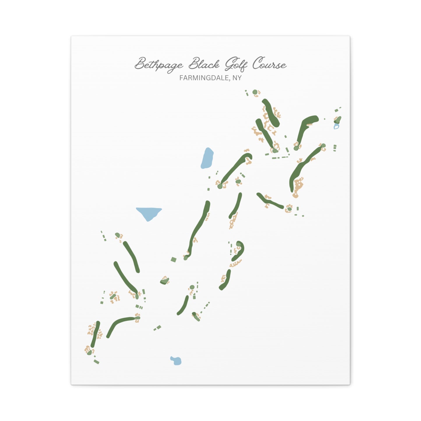 Bethpage Black Golf Course Print – Premium Wall Art for Golf Enthusiasts