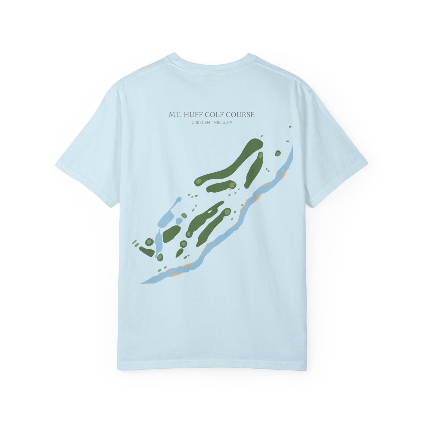 Mt. Huff Golf Course Map T-shirt