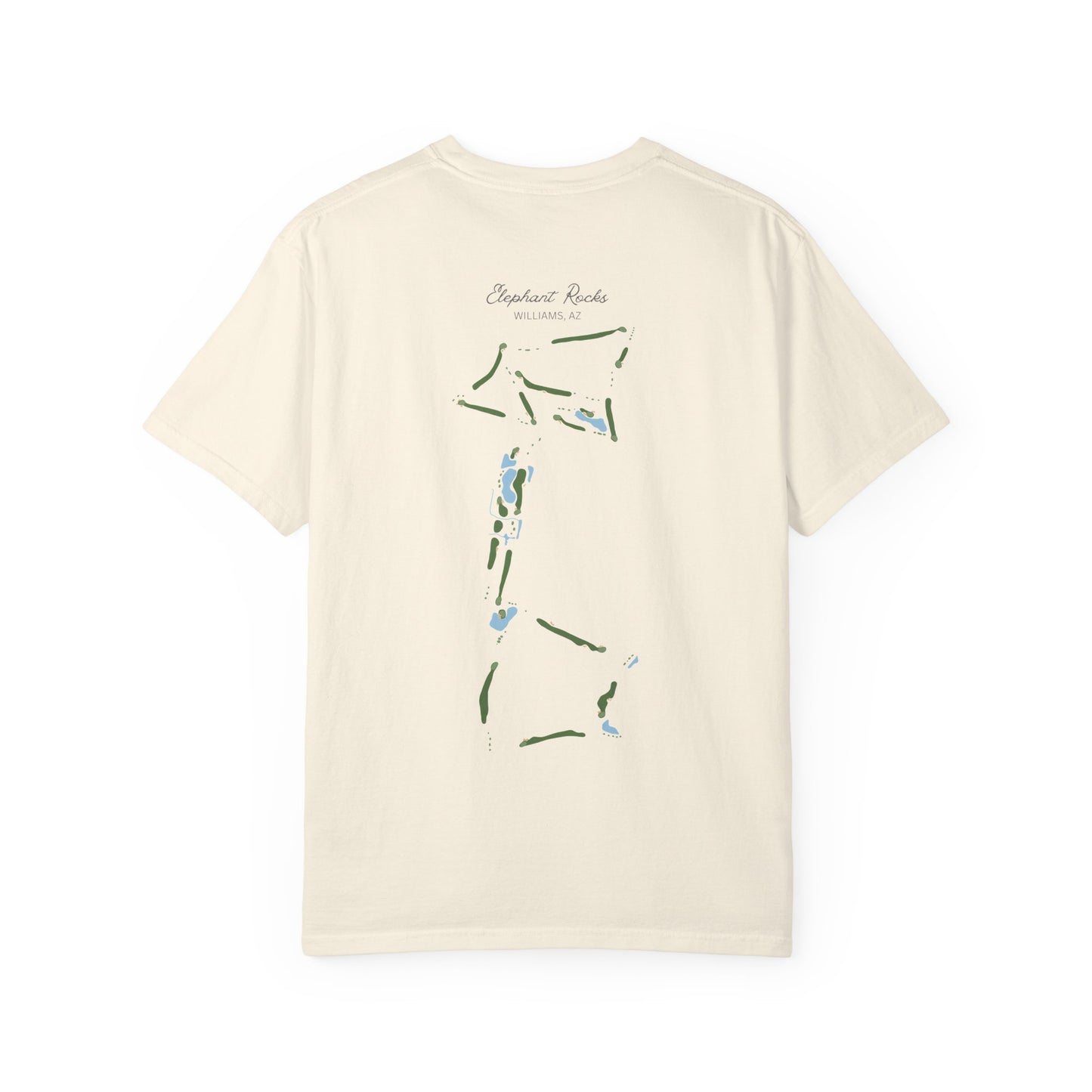 Elephant Rocks Golf Course Map T-shirt