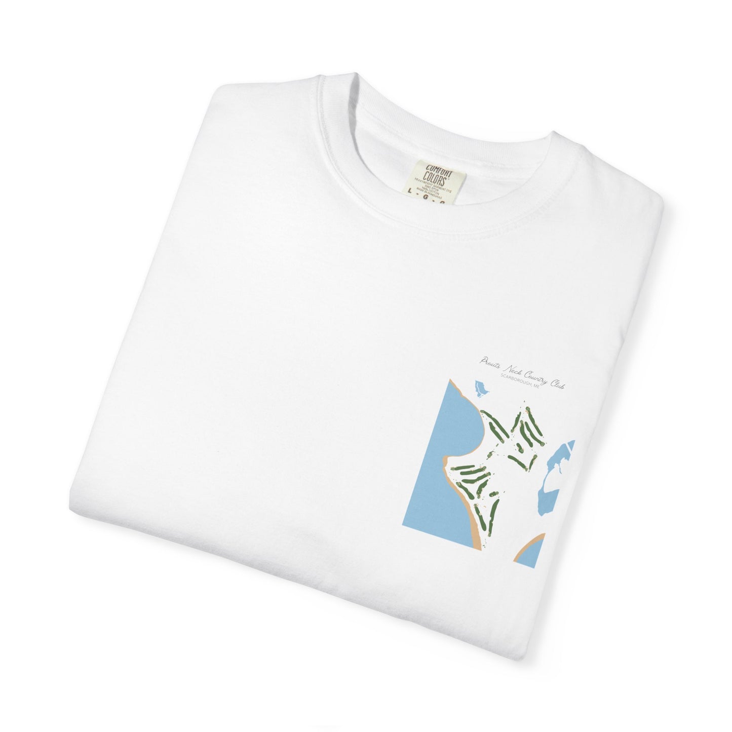 Prouts Neck Country Club | Scarborough, Maine Golf Map Shirt