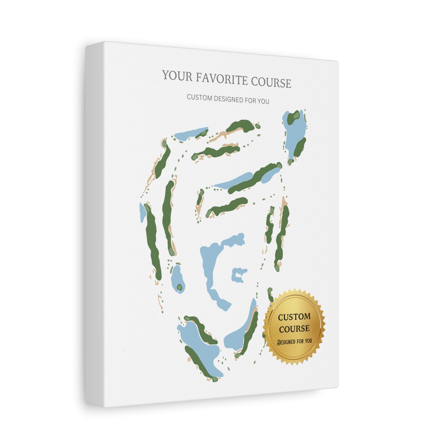 Custom Golf Course Print – Premium Golf Wall Art