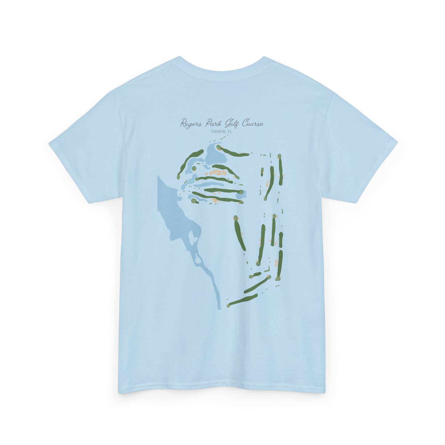 Rogers Park Golf Course Map T-shirt