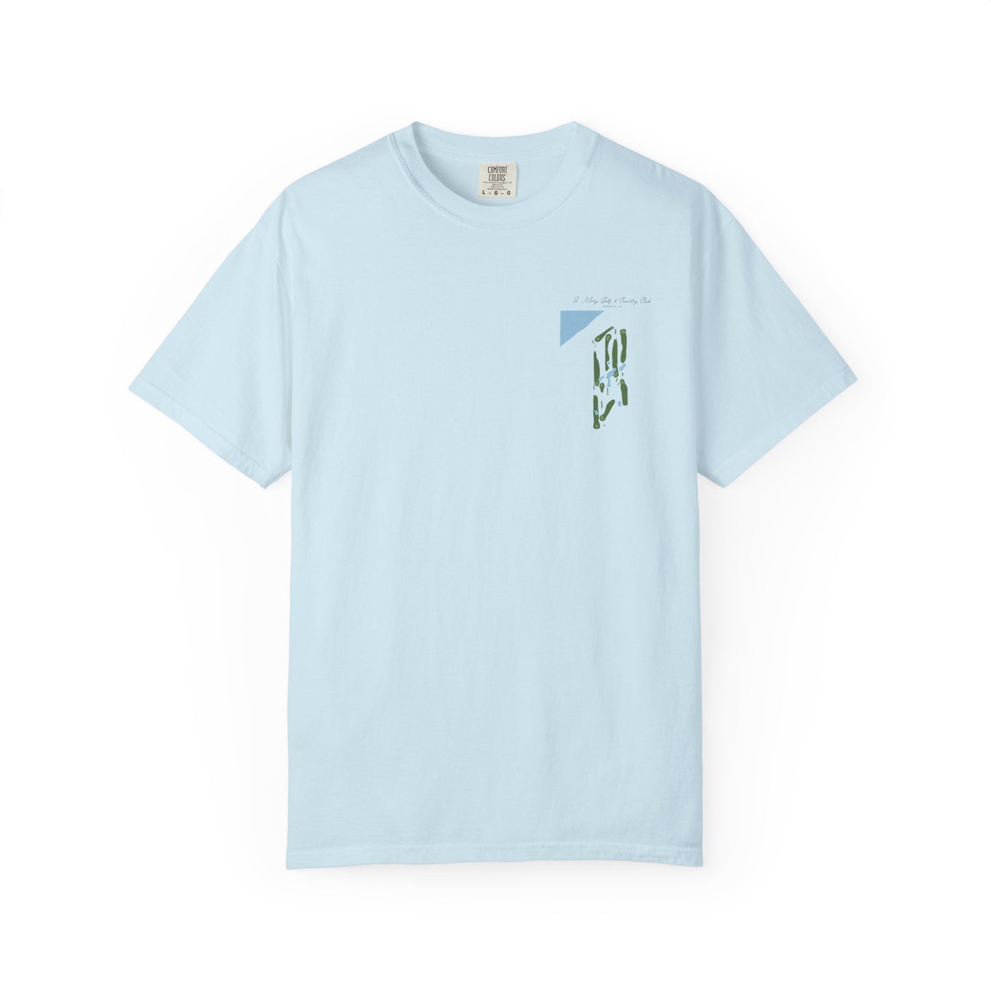 St. Mary Golf & Country Club Map Shirt – Berwick, Louisiana