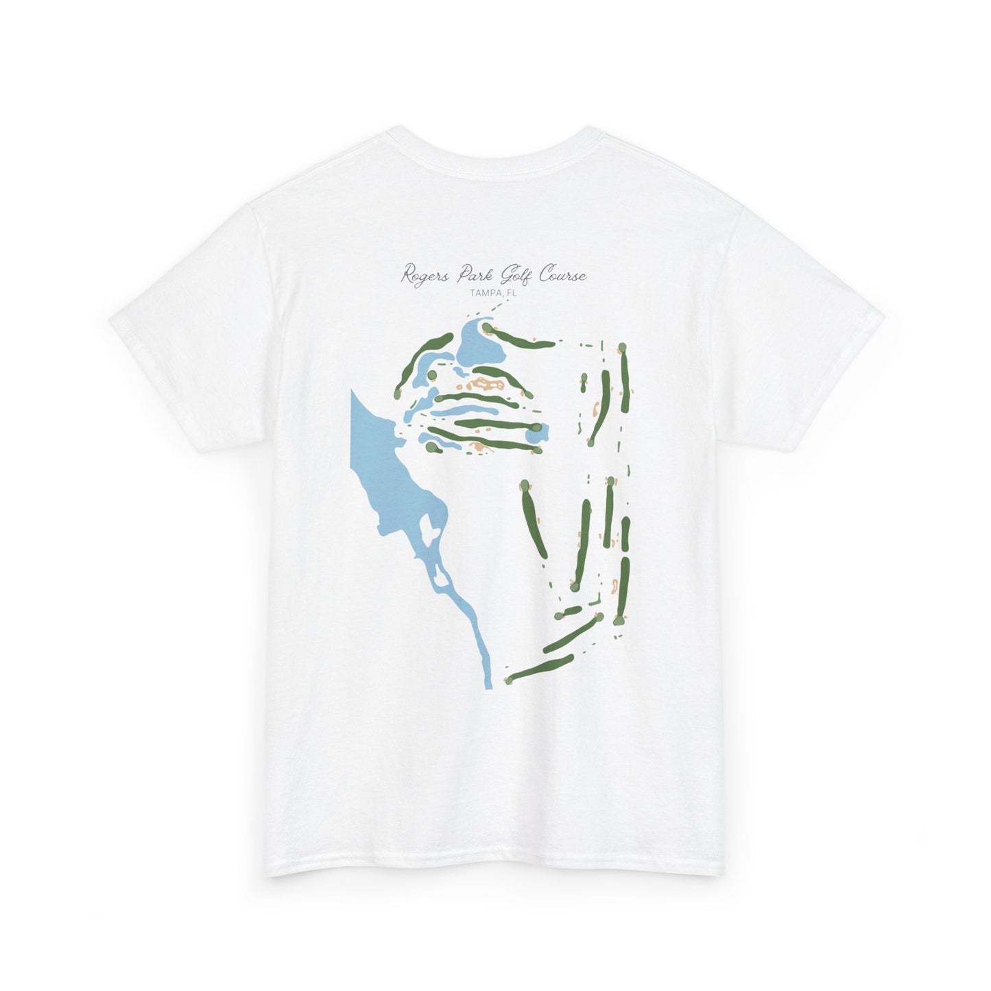Rogers Park Golf Course Map T-shirt