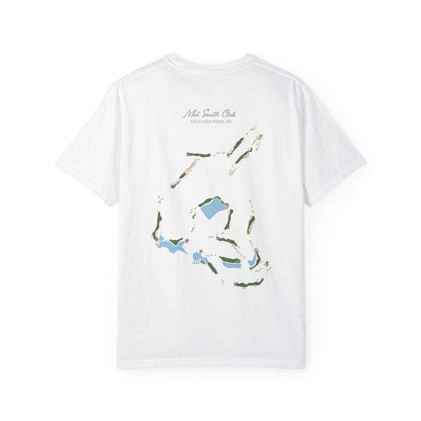 Mid South Club – Southern Pines, NC Golf Map Shirt