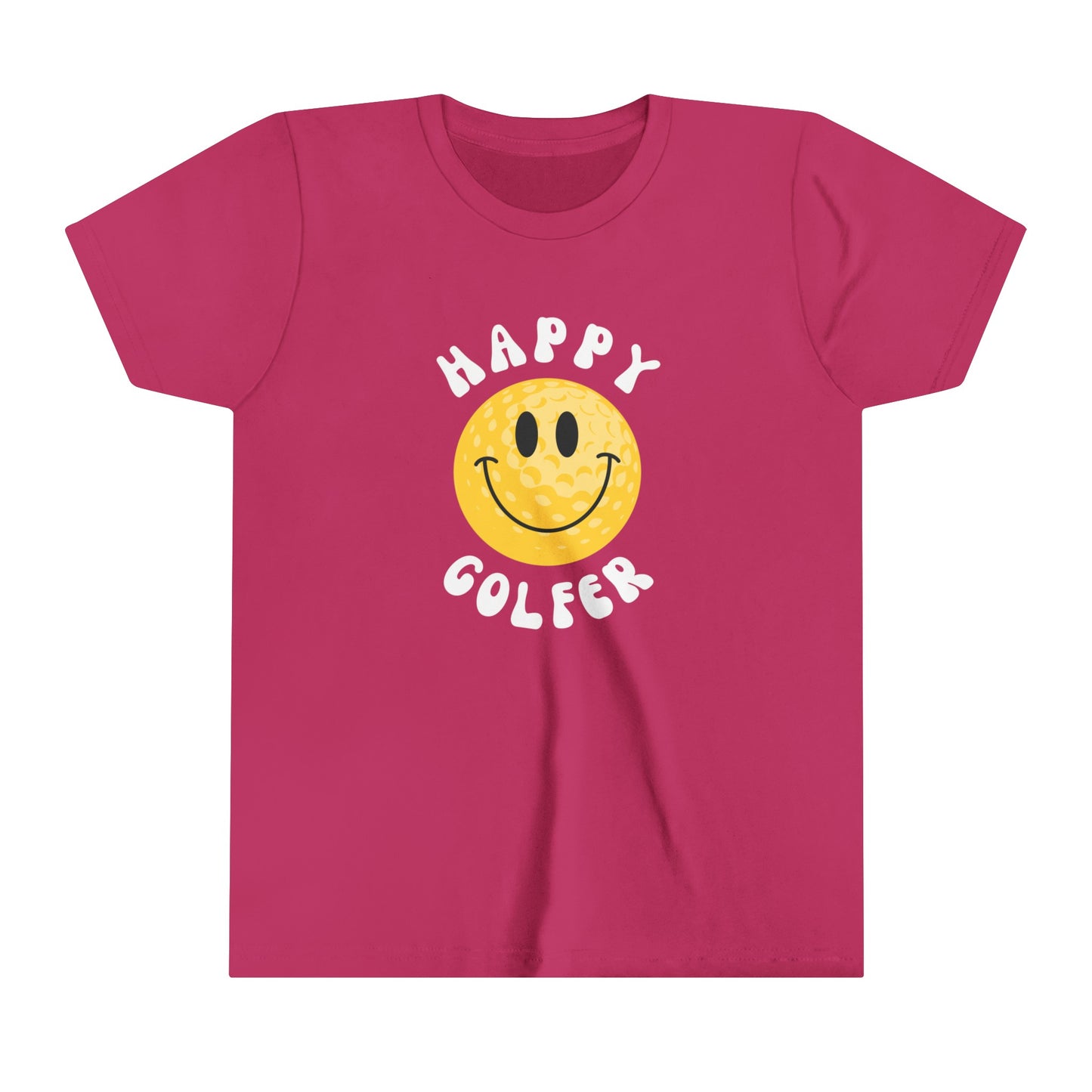 Happy Golfer - Youth - Cute Kids Graphic Tee