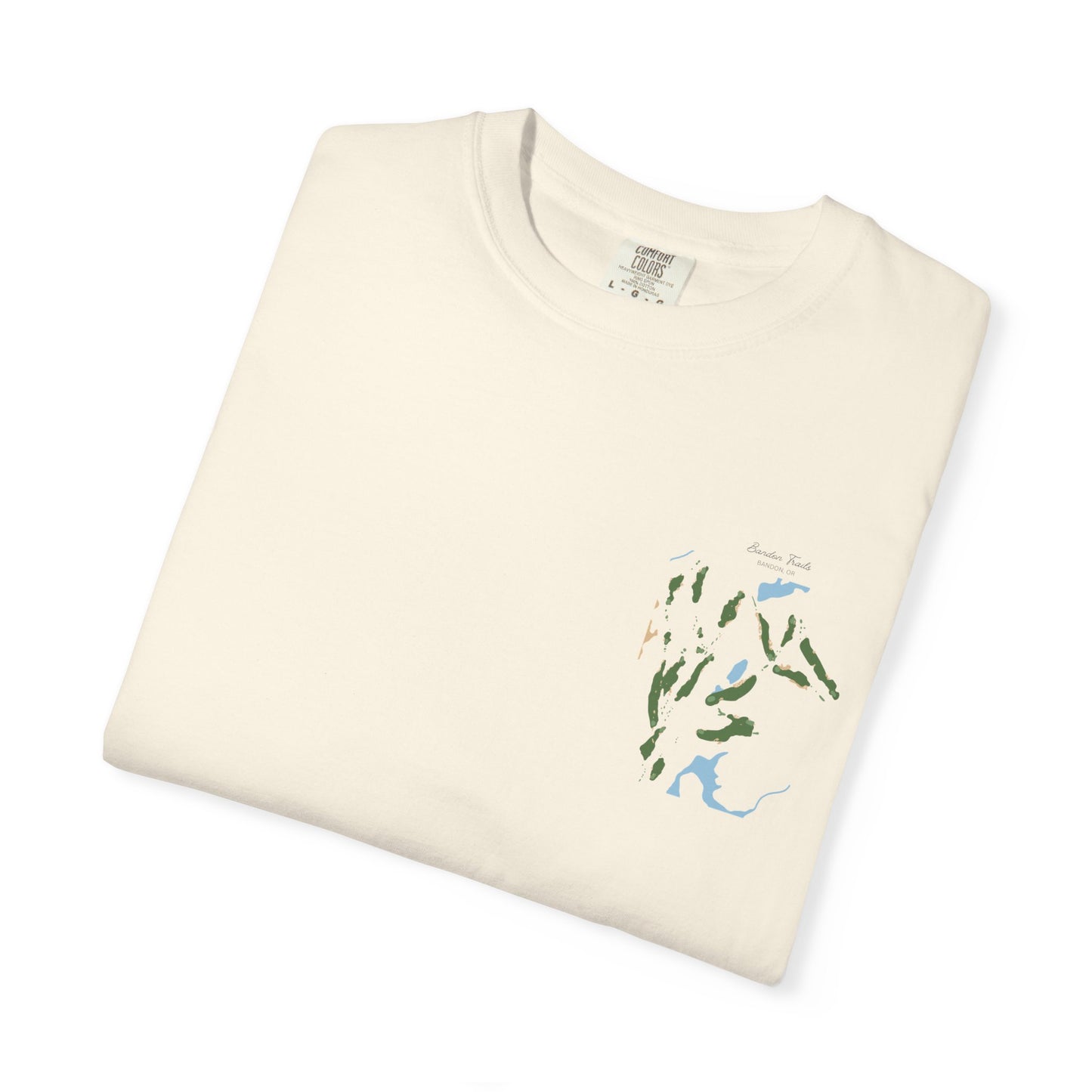 Bandon Trails – Oregon Golf Map Shirt