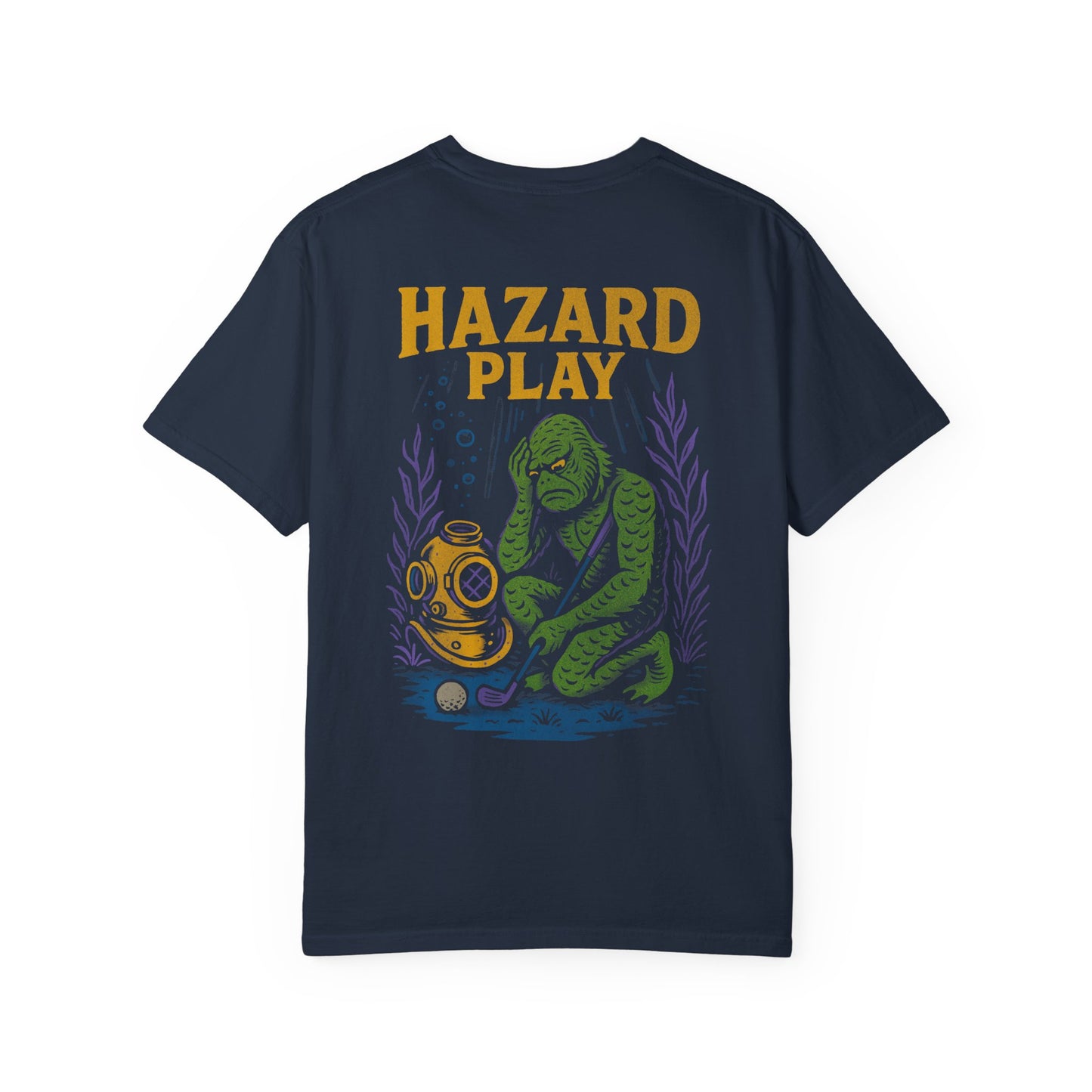 Hazard Play – Swamp Monster Golf T-Shirt