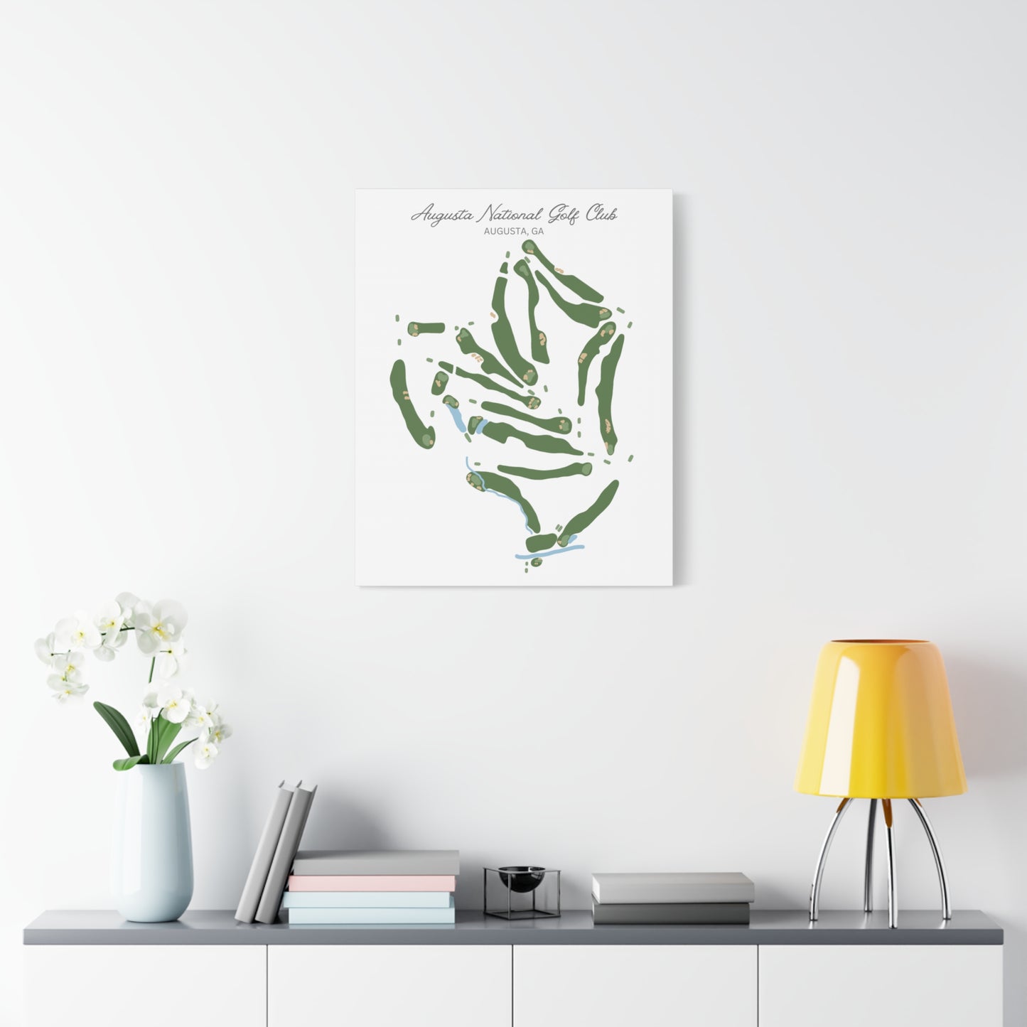 August National Golf Course Print – Premium Wall Art for Golf Lovers