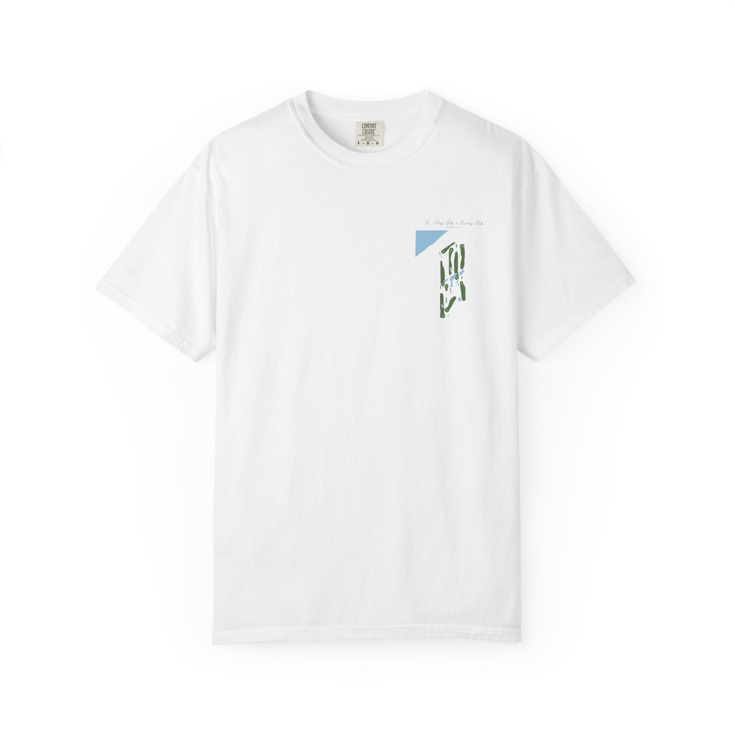 St. Mary Golf & Country Club Map Shirt – Berwick, Louisiana
