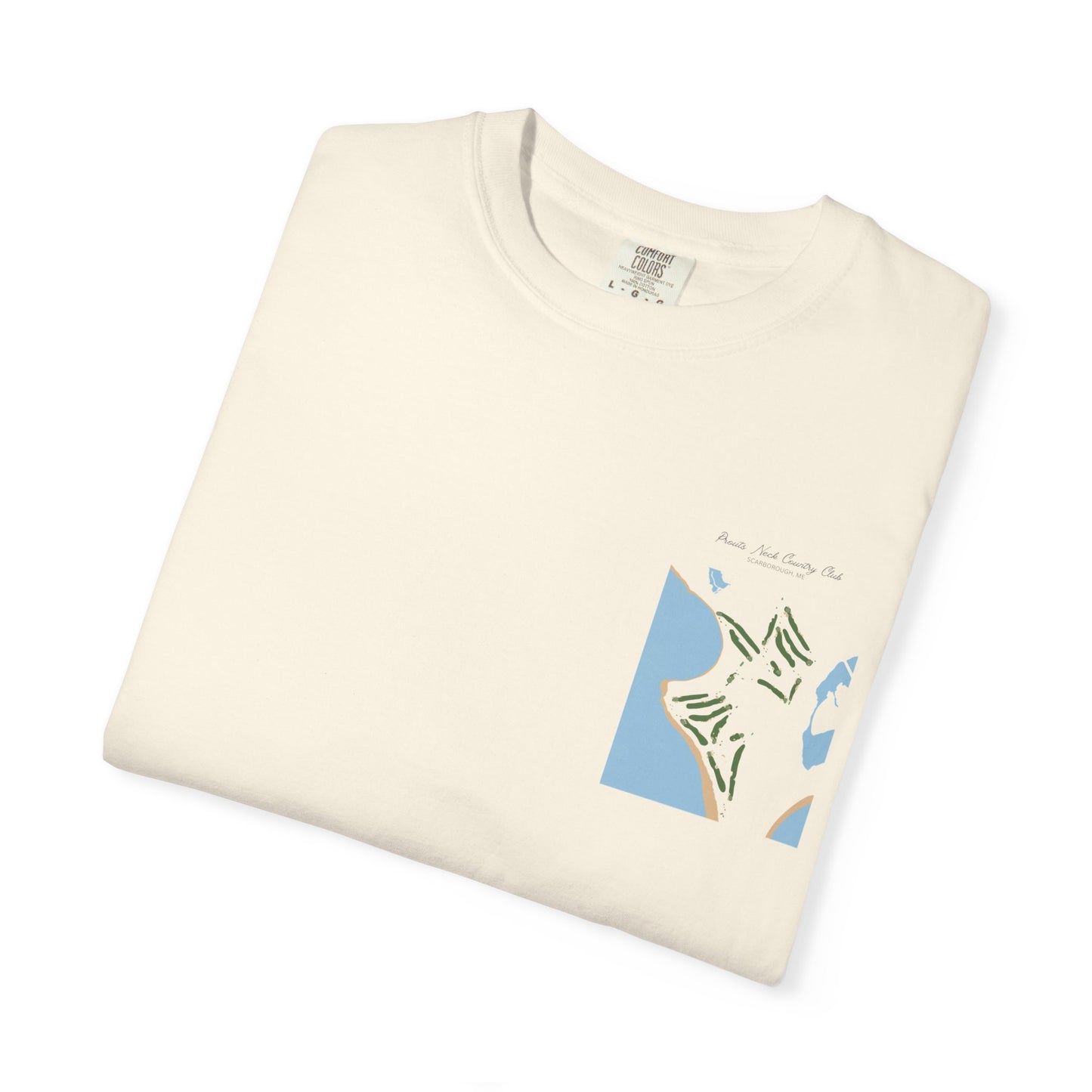 Prouts Neck Country Club | Scarborough, Maine Golf Map Shirt