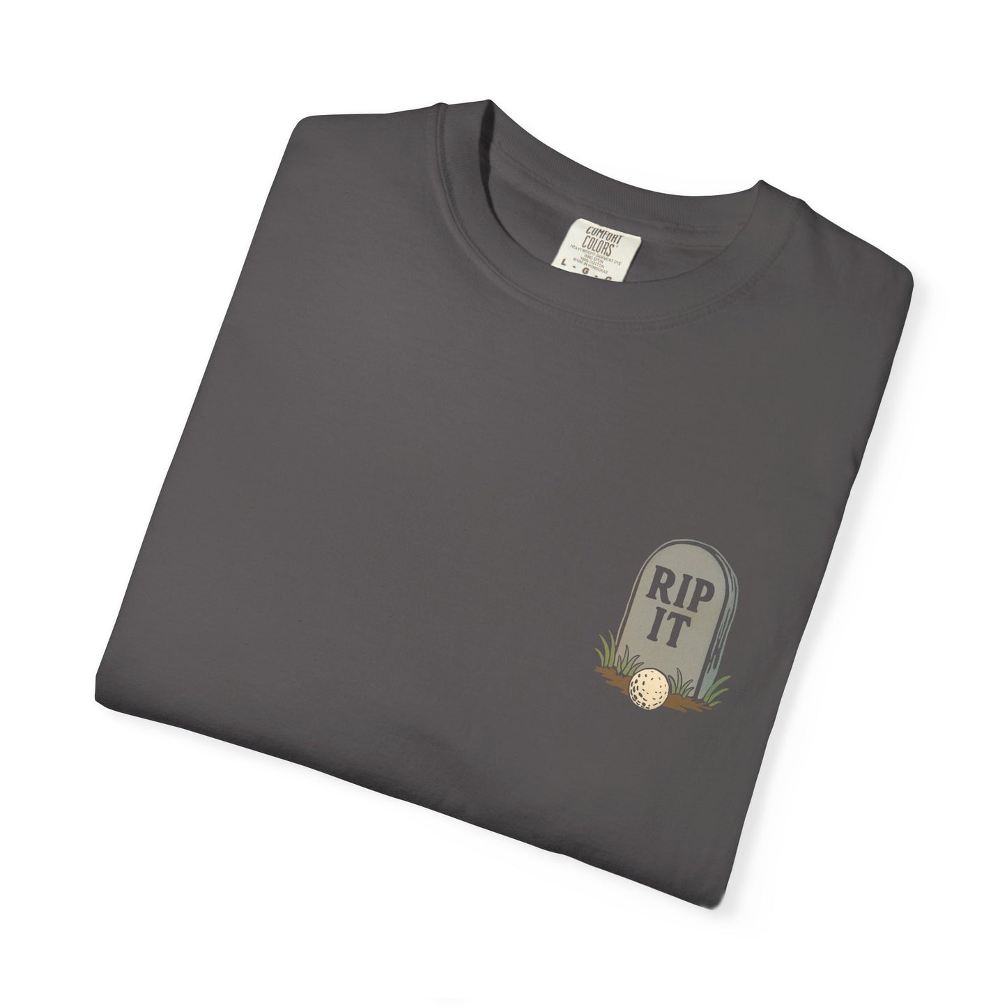 Play It As It Lies – Skeleton Golfer Halloween T-Shirt