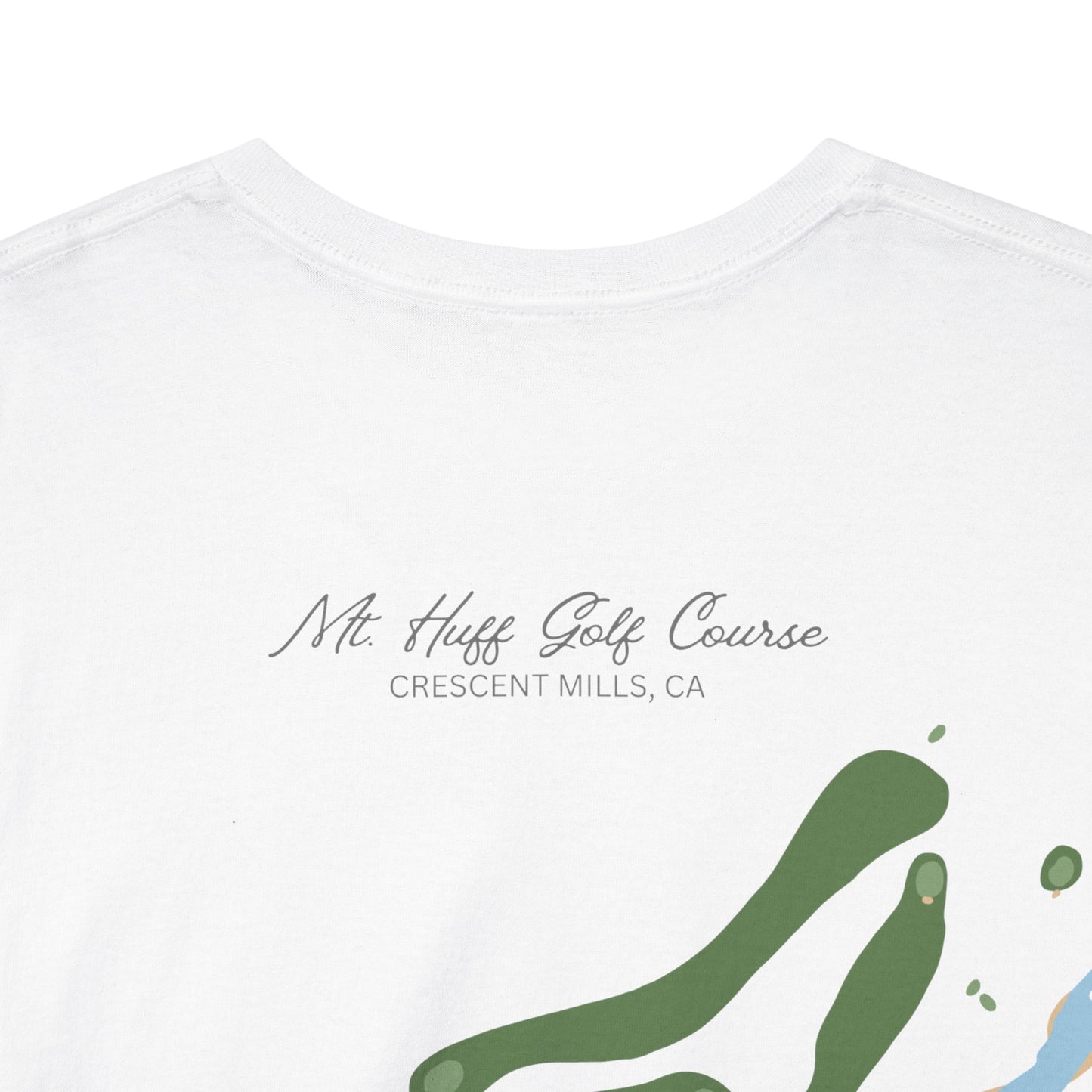 Mt. Huff Golf Course Map T-shirt