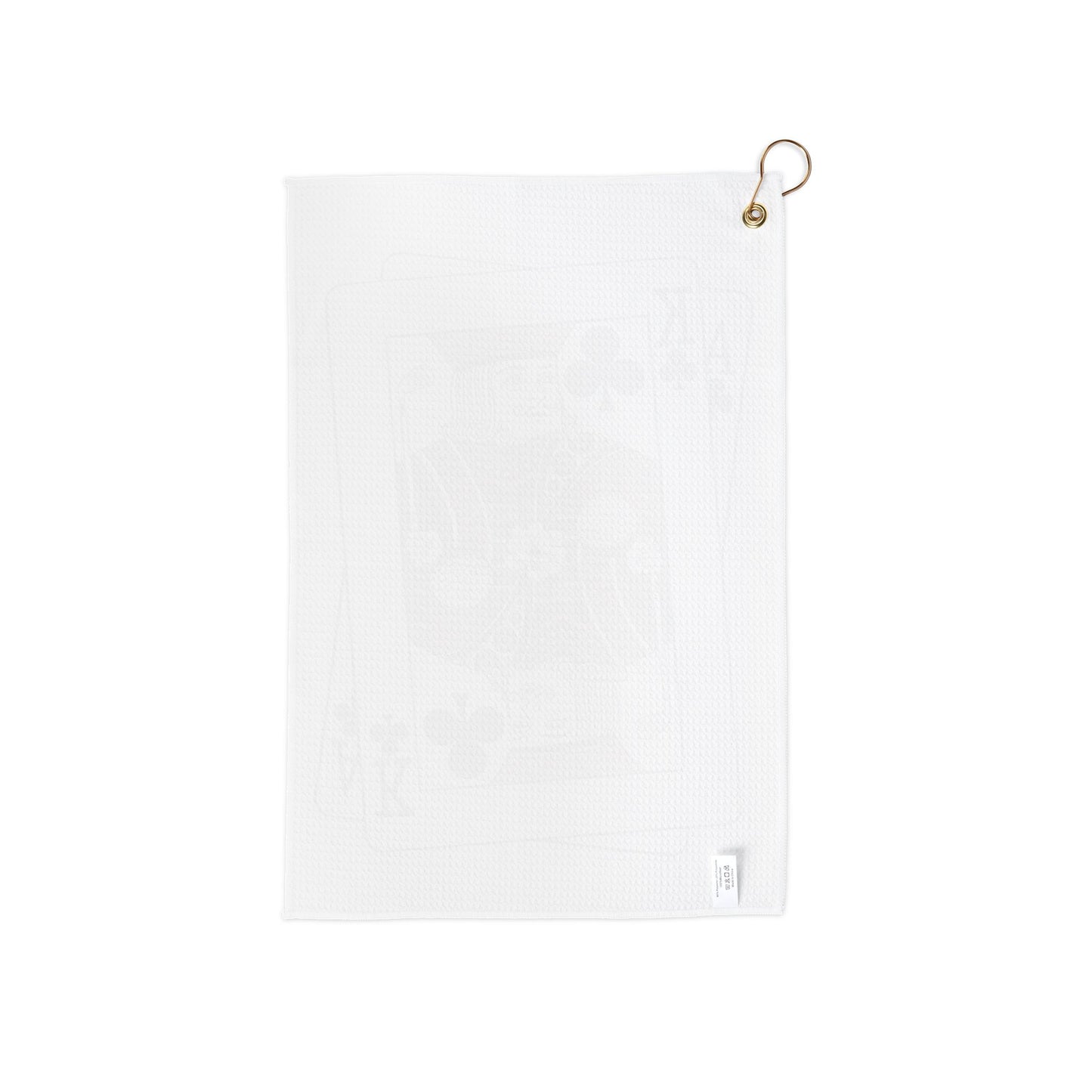 King of Clubs Golf Towel - Hand Drawn