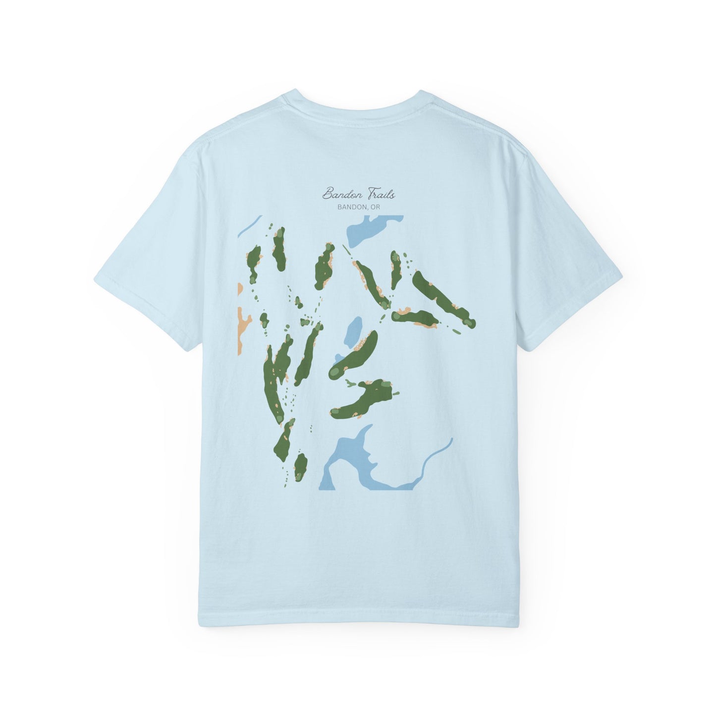 Bandon Trails – Oregon Golf Map Shirt