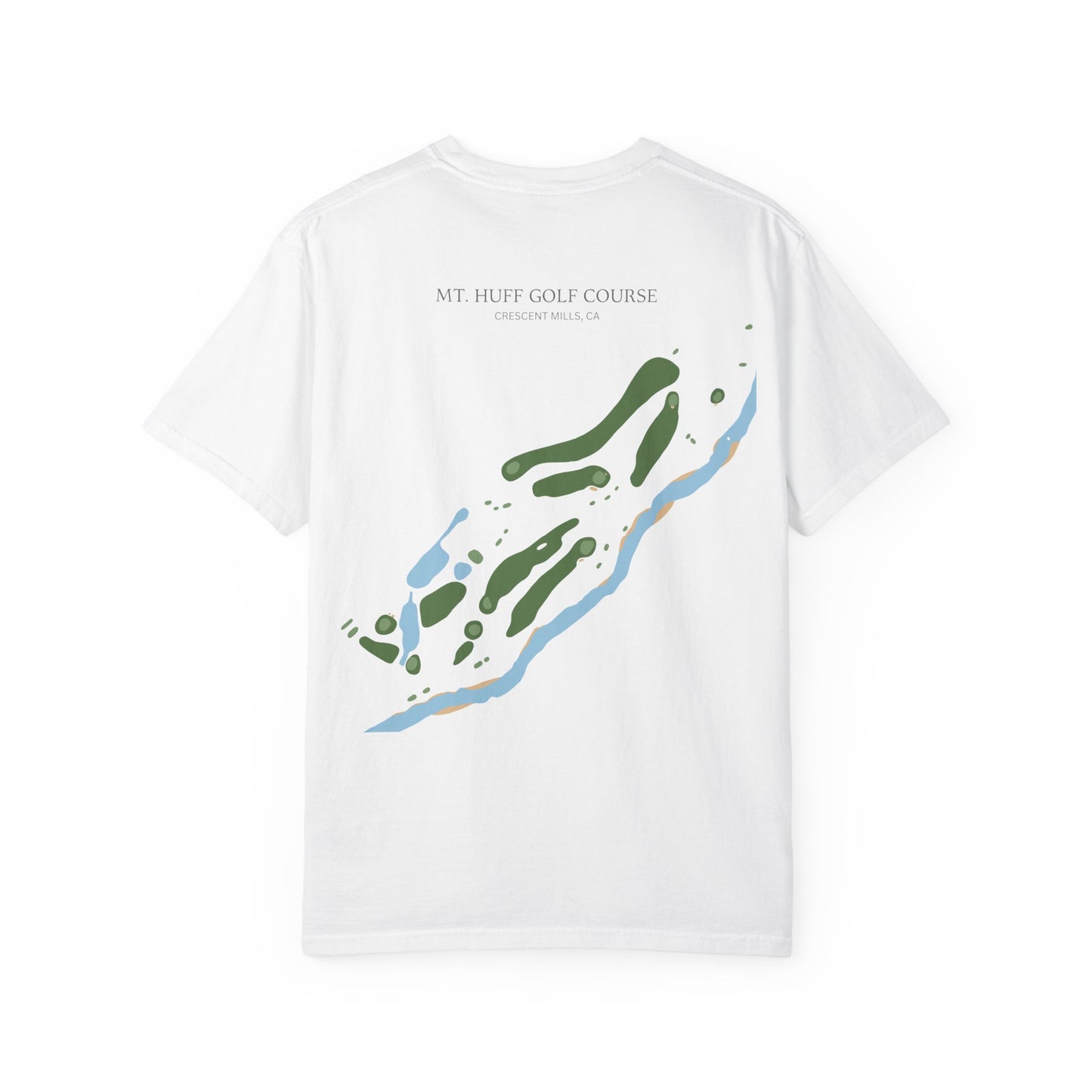 Mt. Huff Golf Course Map T-shirt