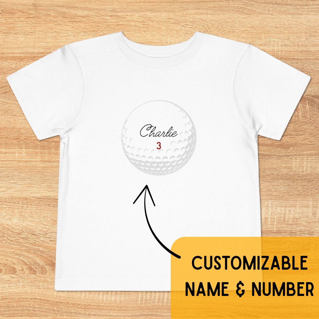Personalized Toddler Golf Tee - Great for Birthdays