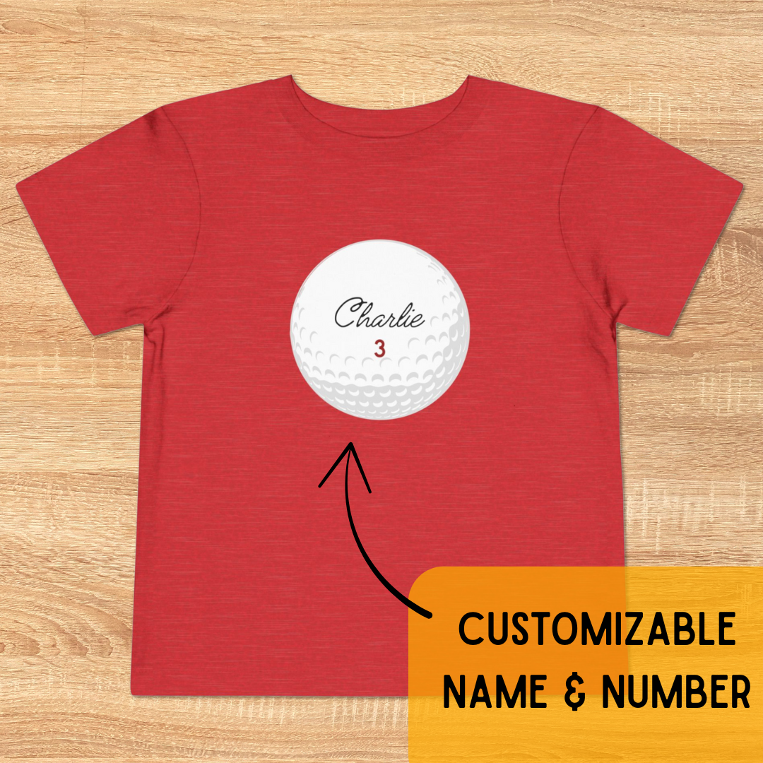 Personalized Toddler Golf Tee - Great for Birthdays
