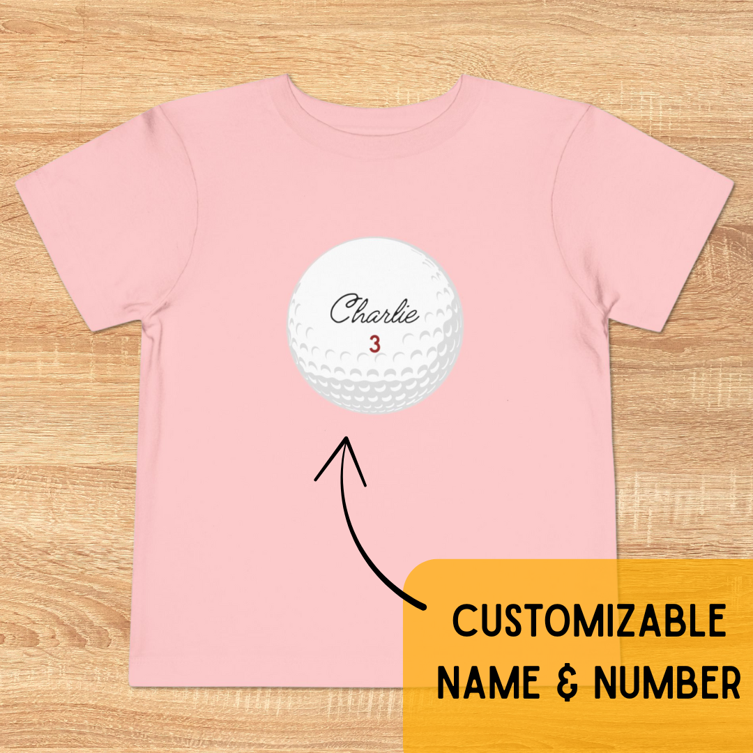 Personalized Toddler Golf Tee - Great for Birthdays
