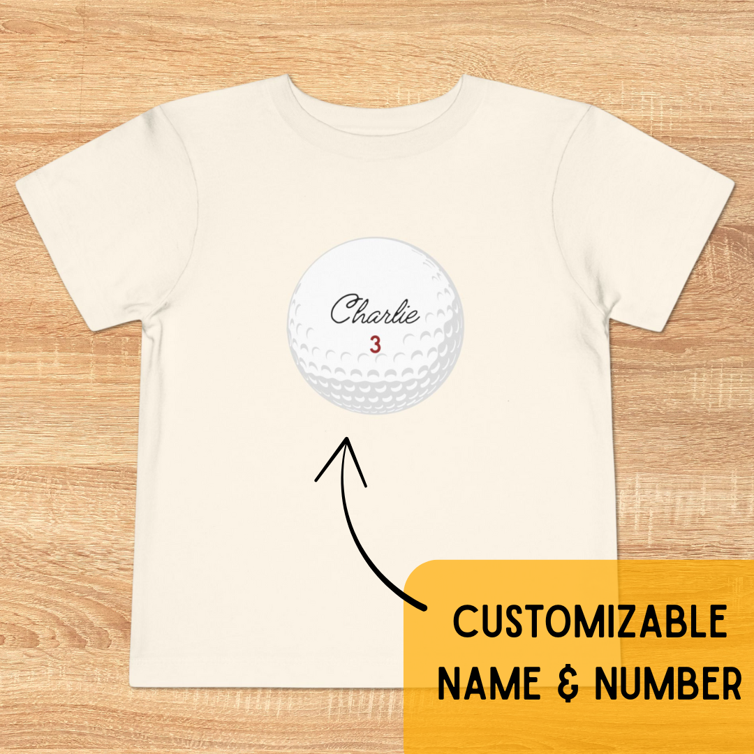 Personalized Toddler Golf Tee - Great for Birthdays