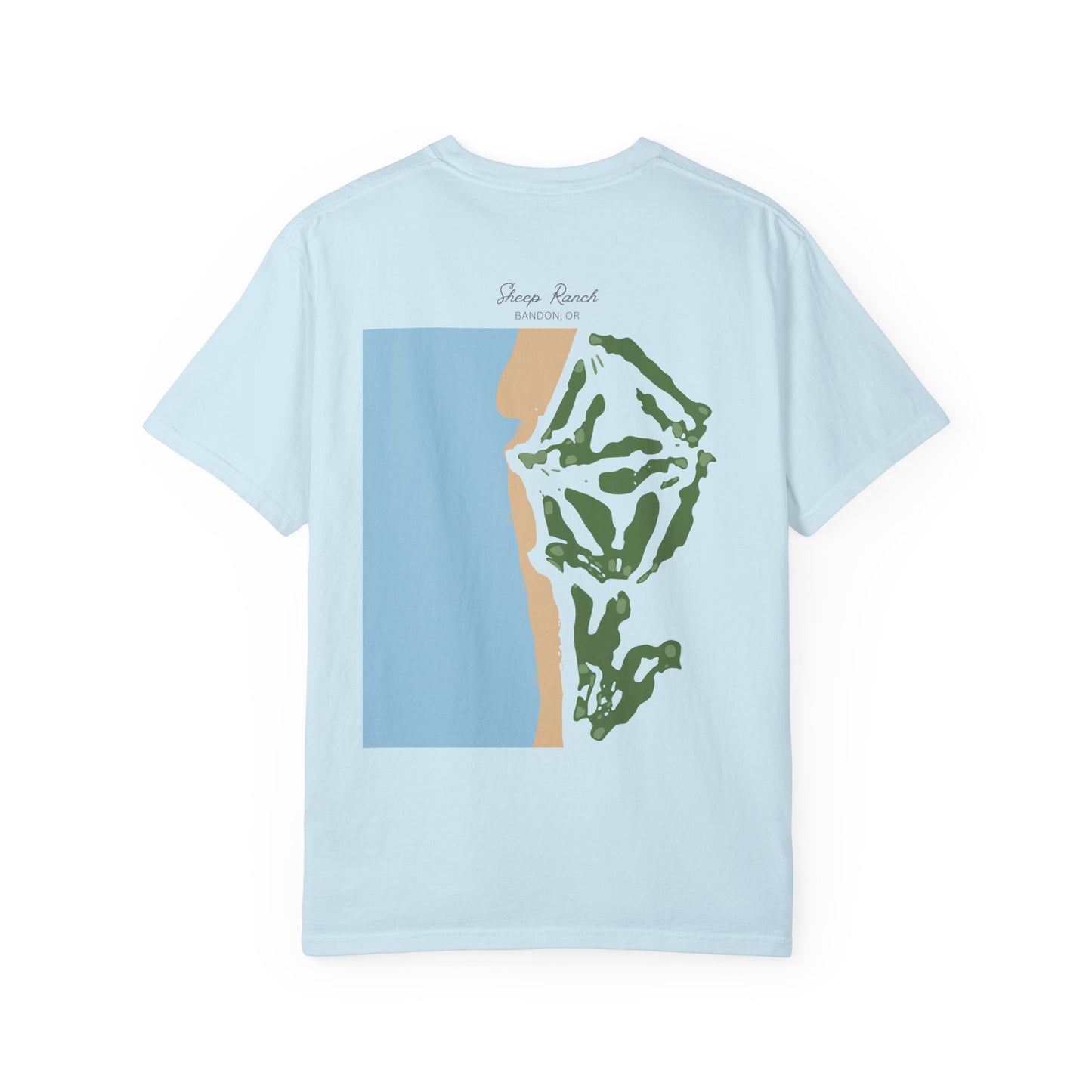 Sheep Ranch – Bandon Dunes Golf Map Shirt